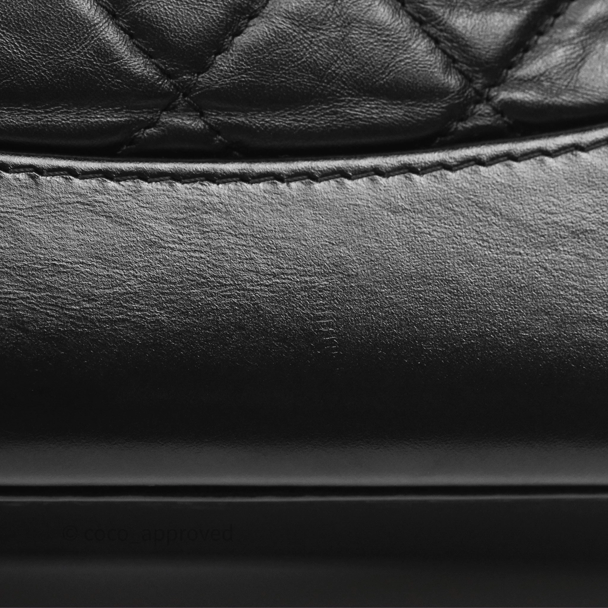 Chanel Small Gabrielle Backpack Black Aged Calfskin
