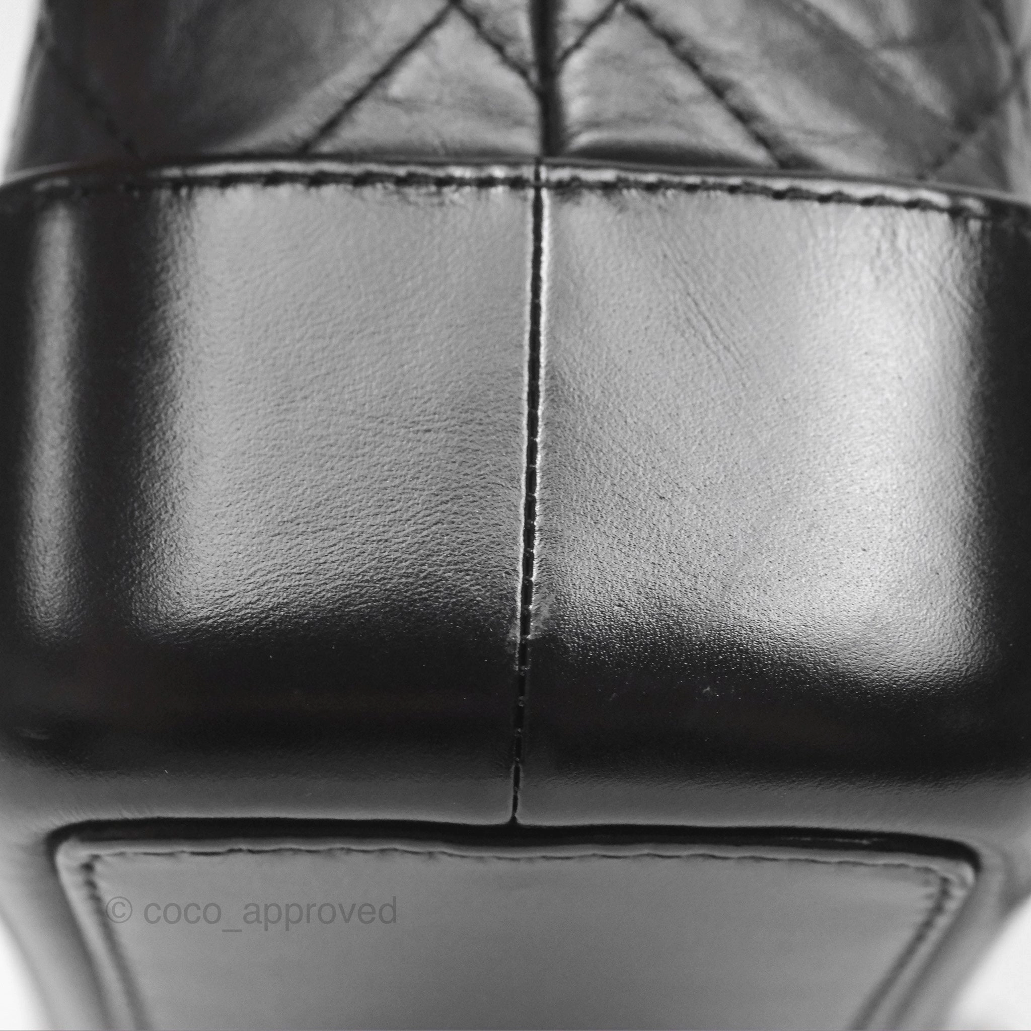 Chanel Small Gabrielle Backpack Black Aged Calfskin