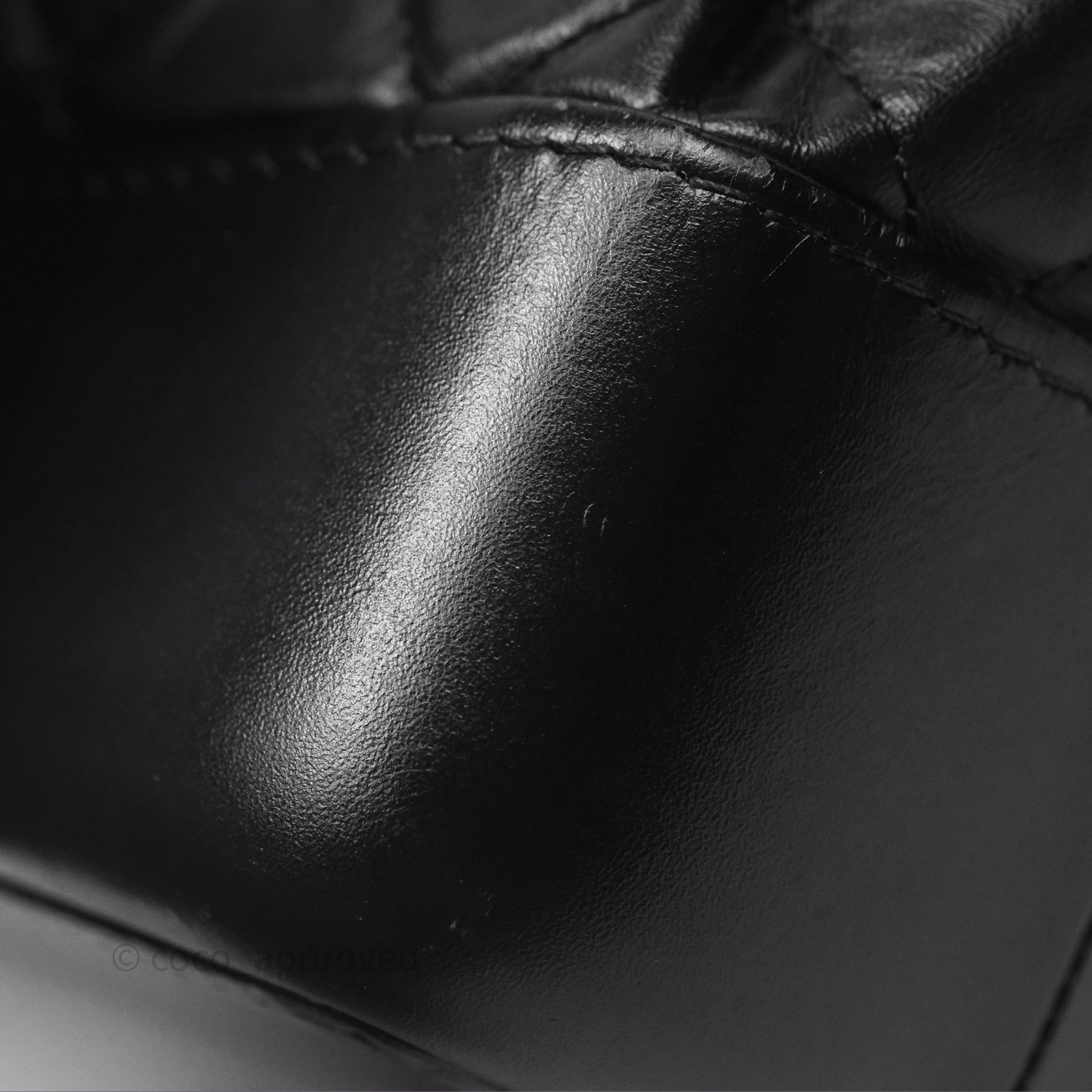 Chanel Small Gabrielle Backpack Black Aged Calfskin