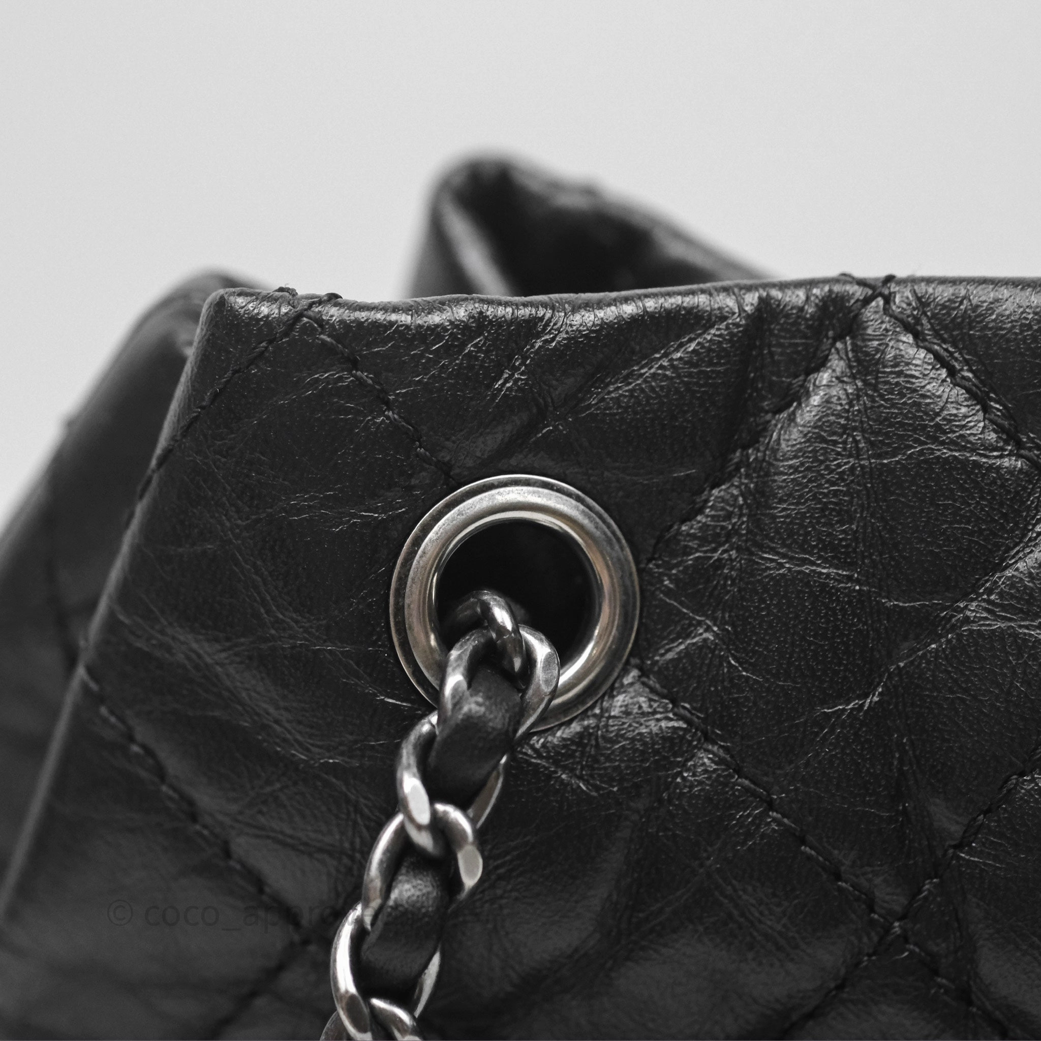 Chanel Small Gabrielle Backpack Black Aged Calfskin