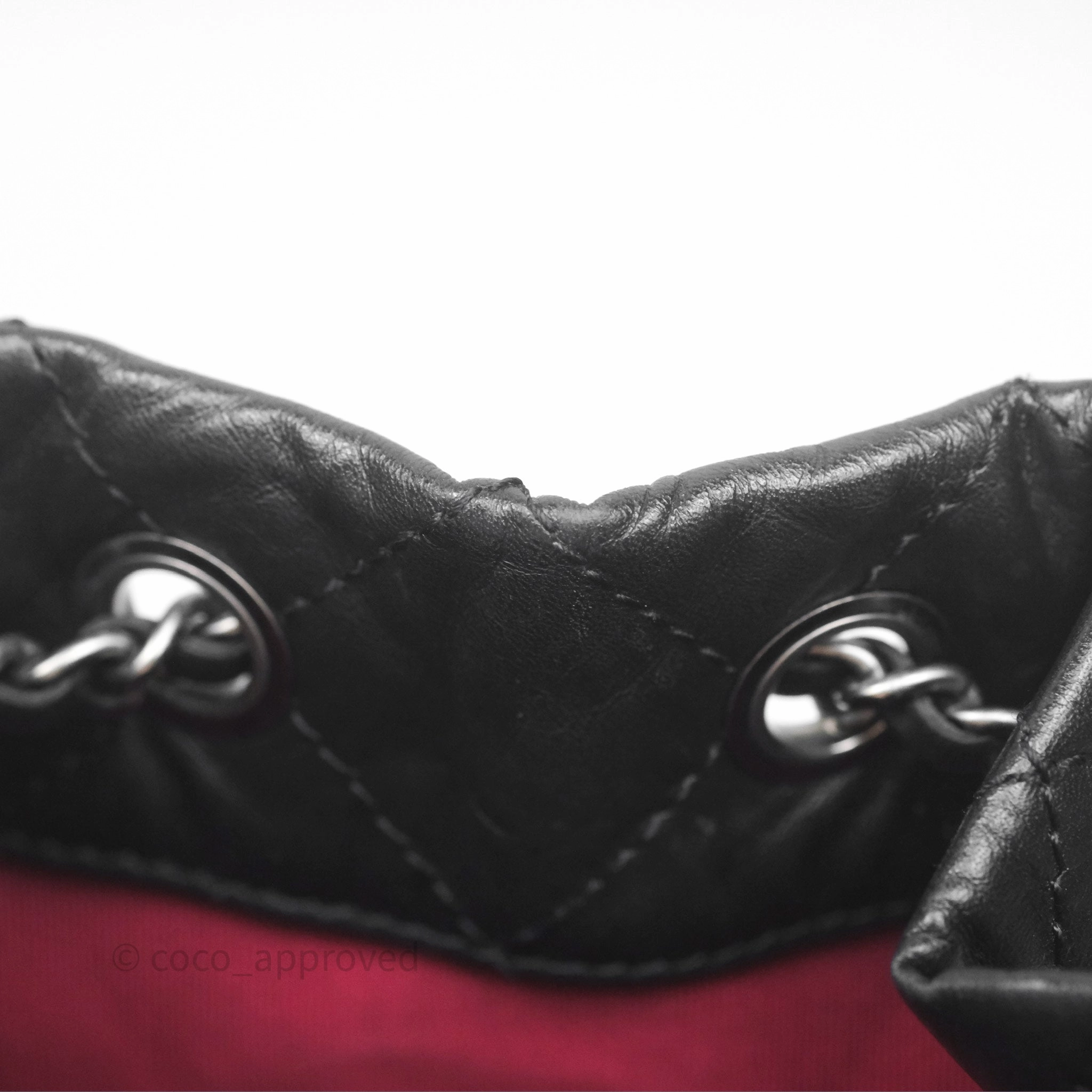Chanel Small Gabrielle Backpack Black Aged Calfskin