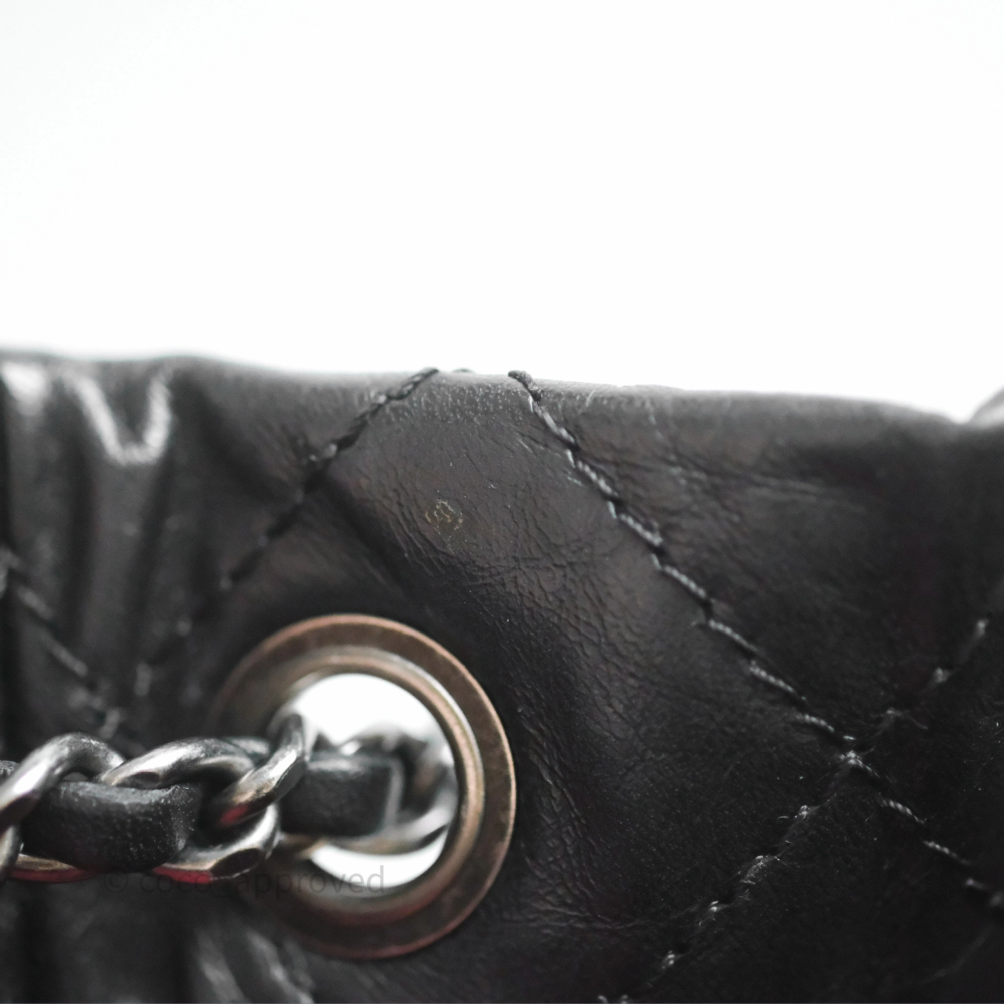 Chanel Small Gabrielle Backpack Black Aged Calfskin