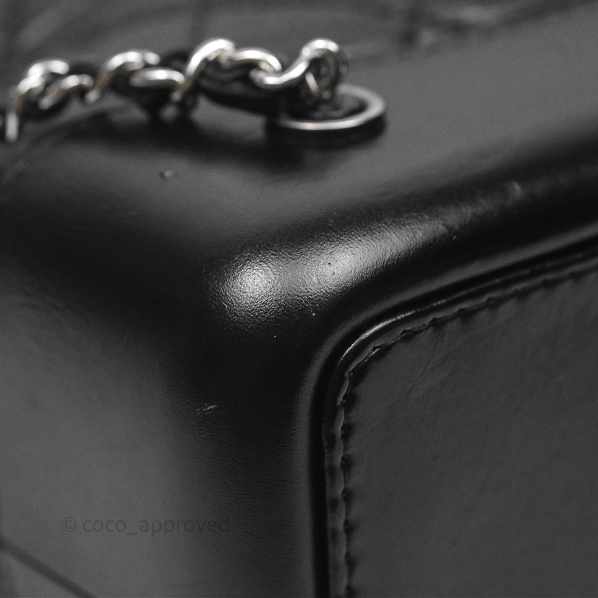 Chanel Small Gabrielle Backpack Black Aged Calfskin