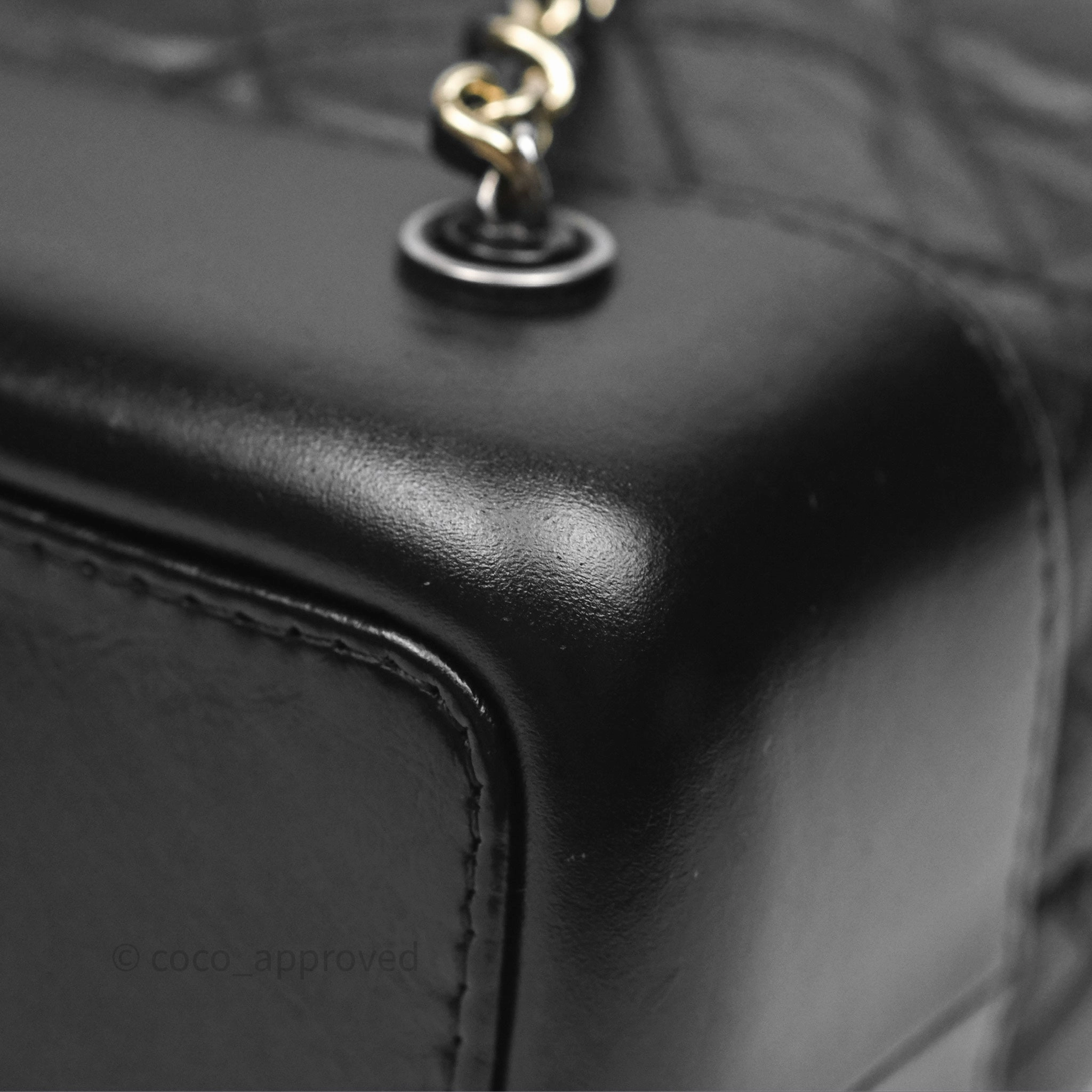 Chanel Small Gabrielle Backpack Black Aged Calfskin