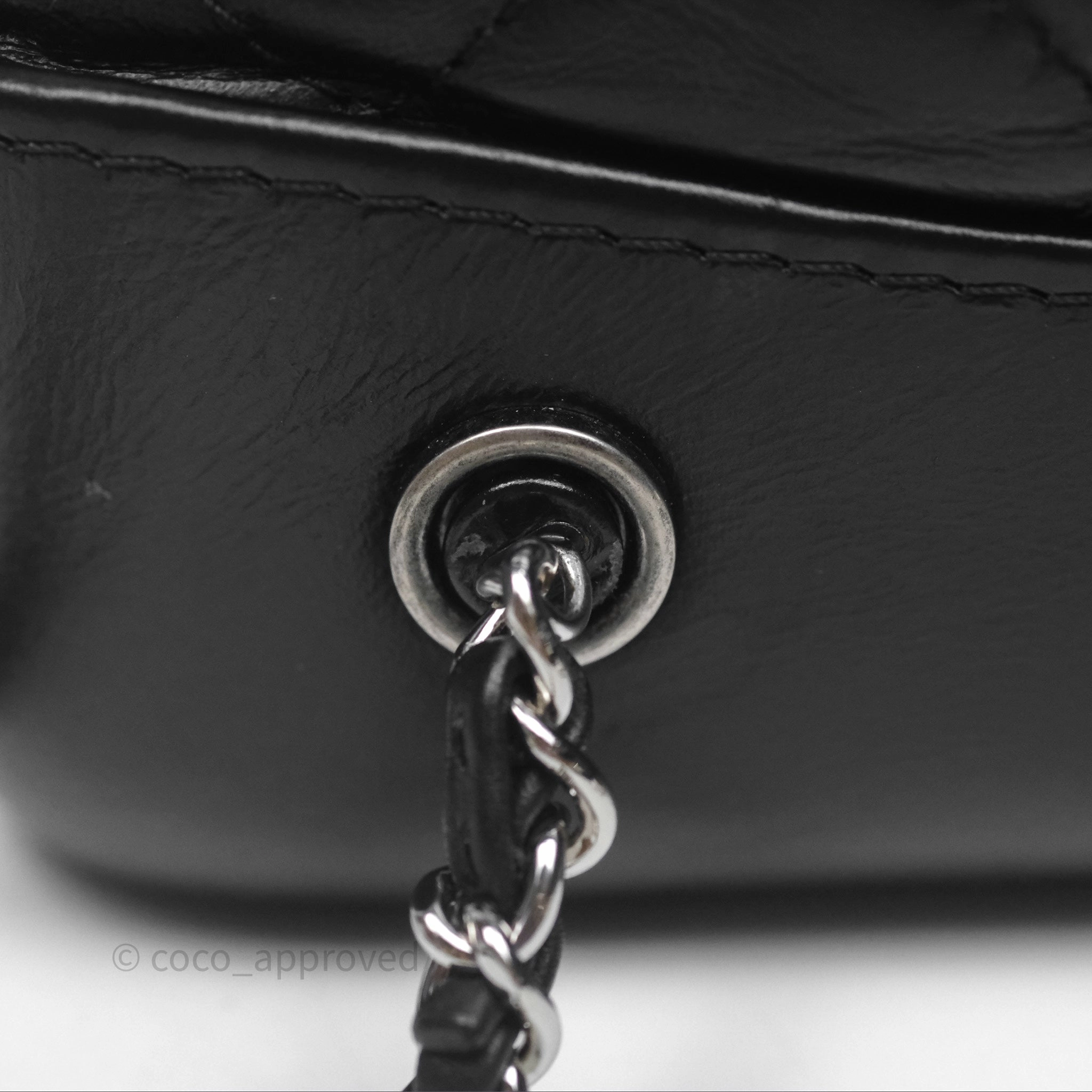 Chanel Small Gabrielle Backpack Black Aged Calfskin