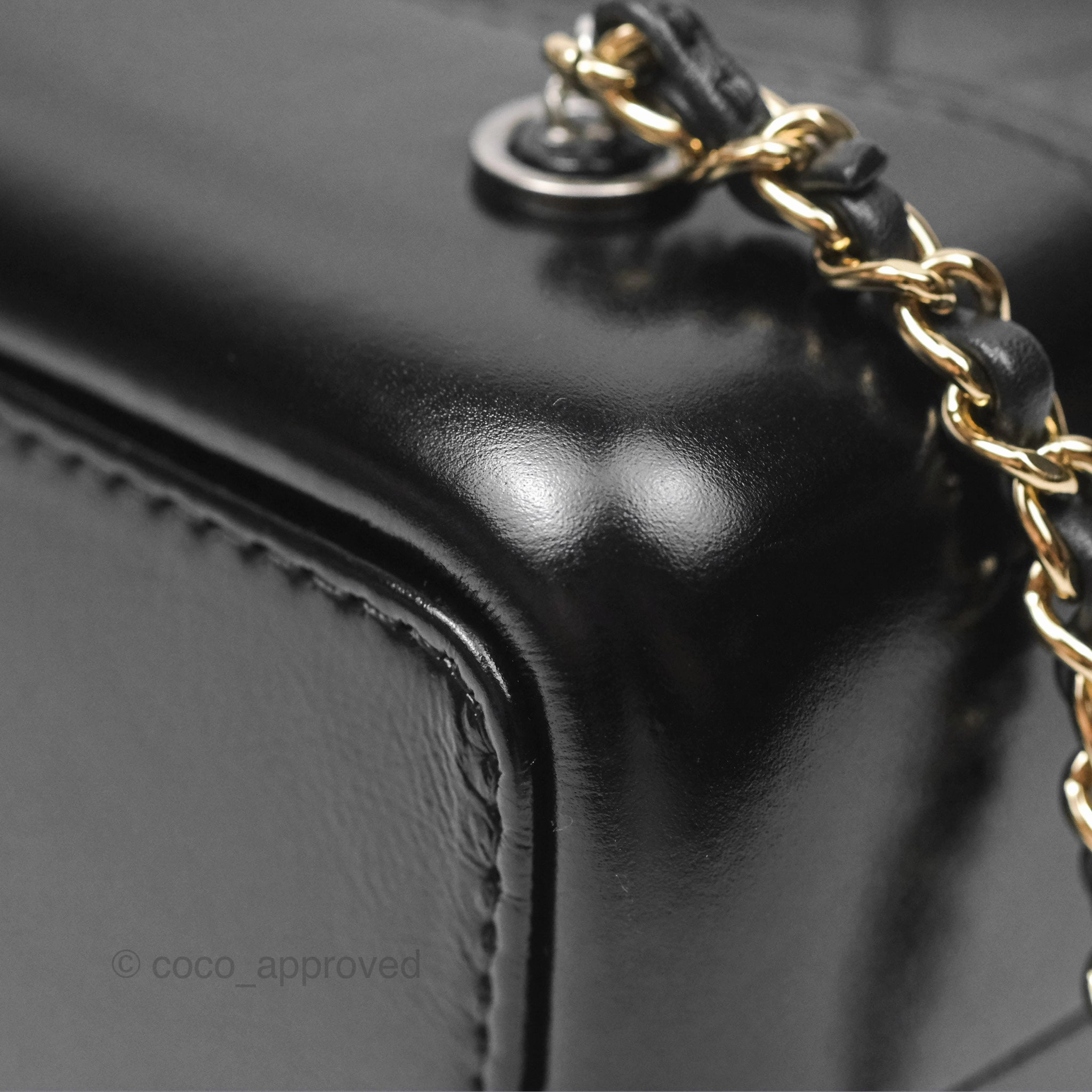 Chanel Small Gabrielle Backpack Black Aged Calfskin