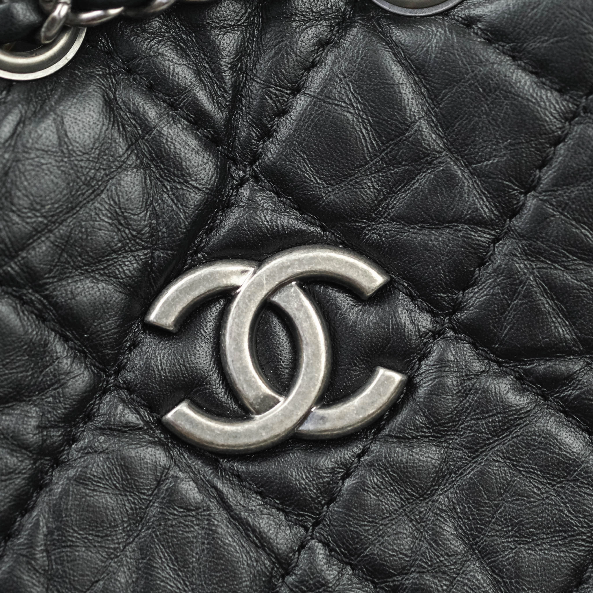Chanel Small Gabrielle Backpack Black Aged Calfskin