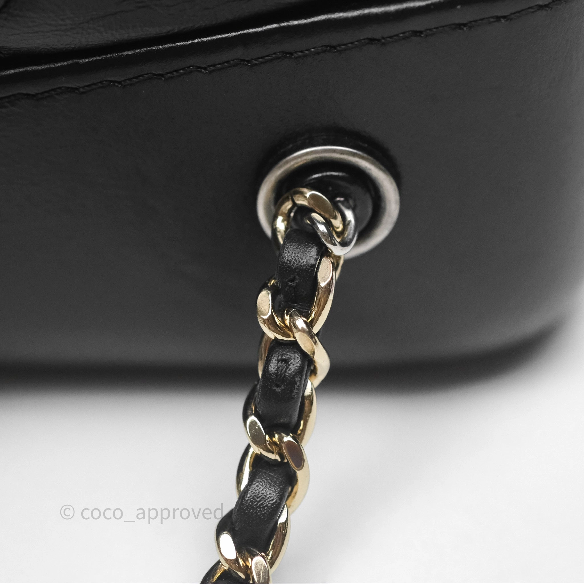 Chanel Small Gabrielle Backpack Black Aged Calfskin