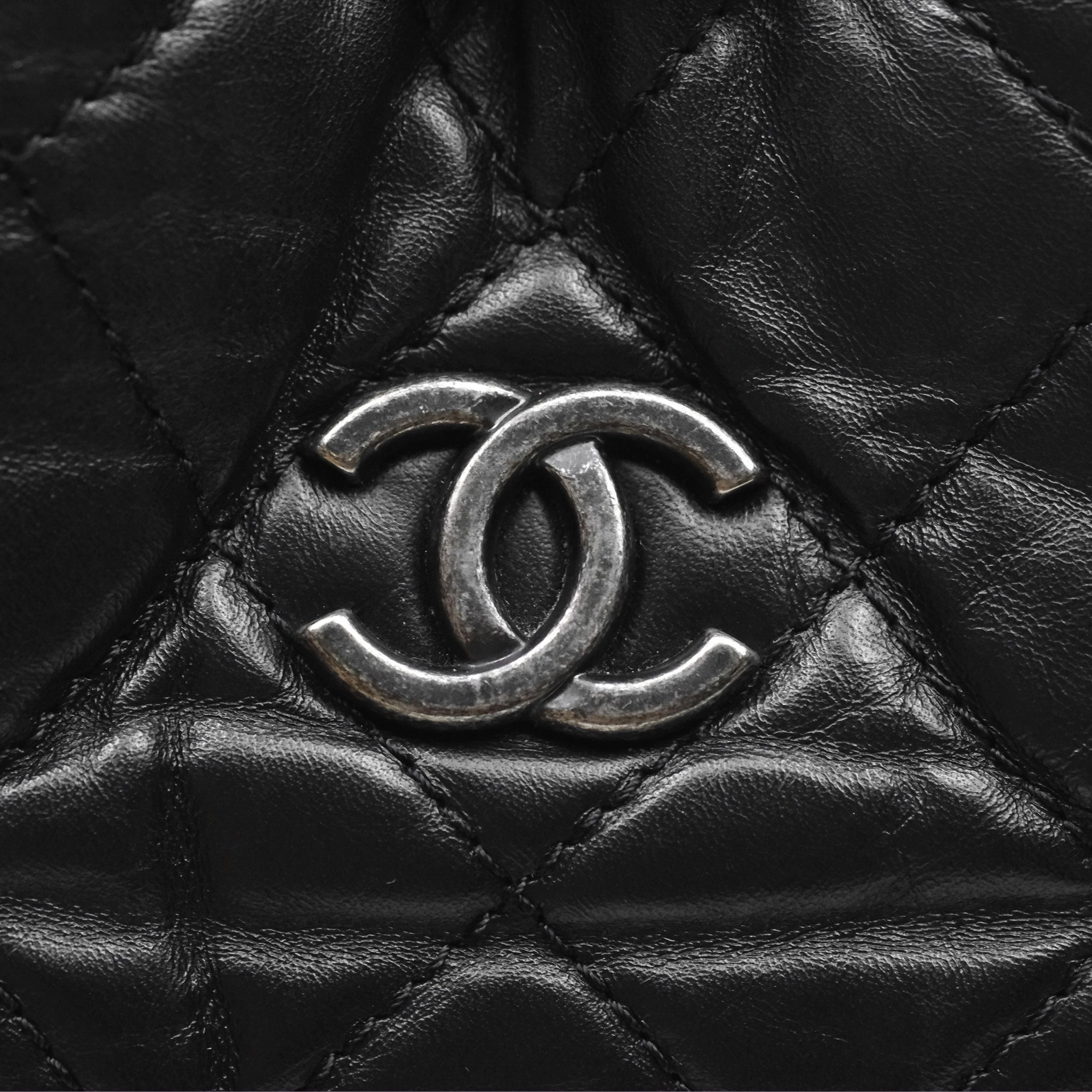 Chanel Small Gabrielle Backpack Black Aged Calfskin