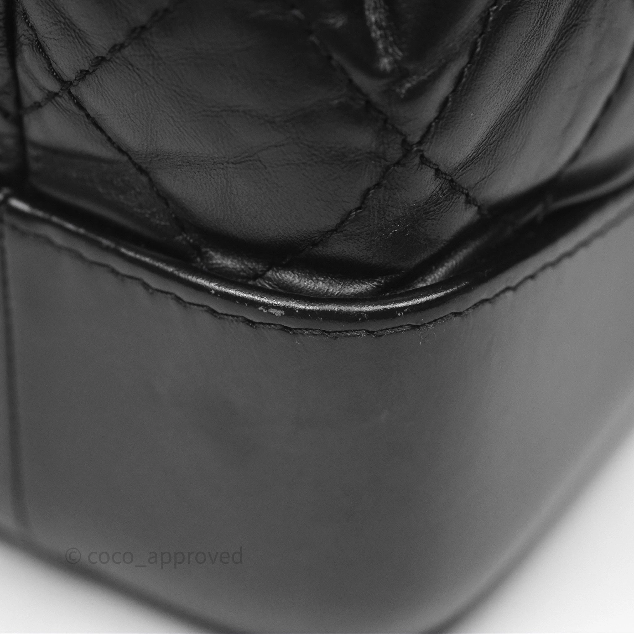 Chanel Small Gabrielle Backpack Black Aged Calfskin