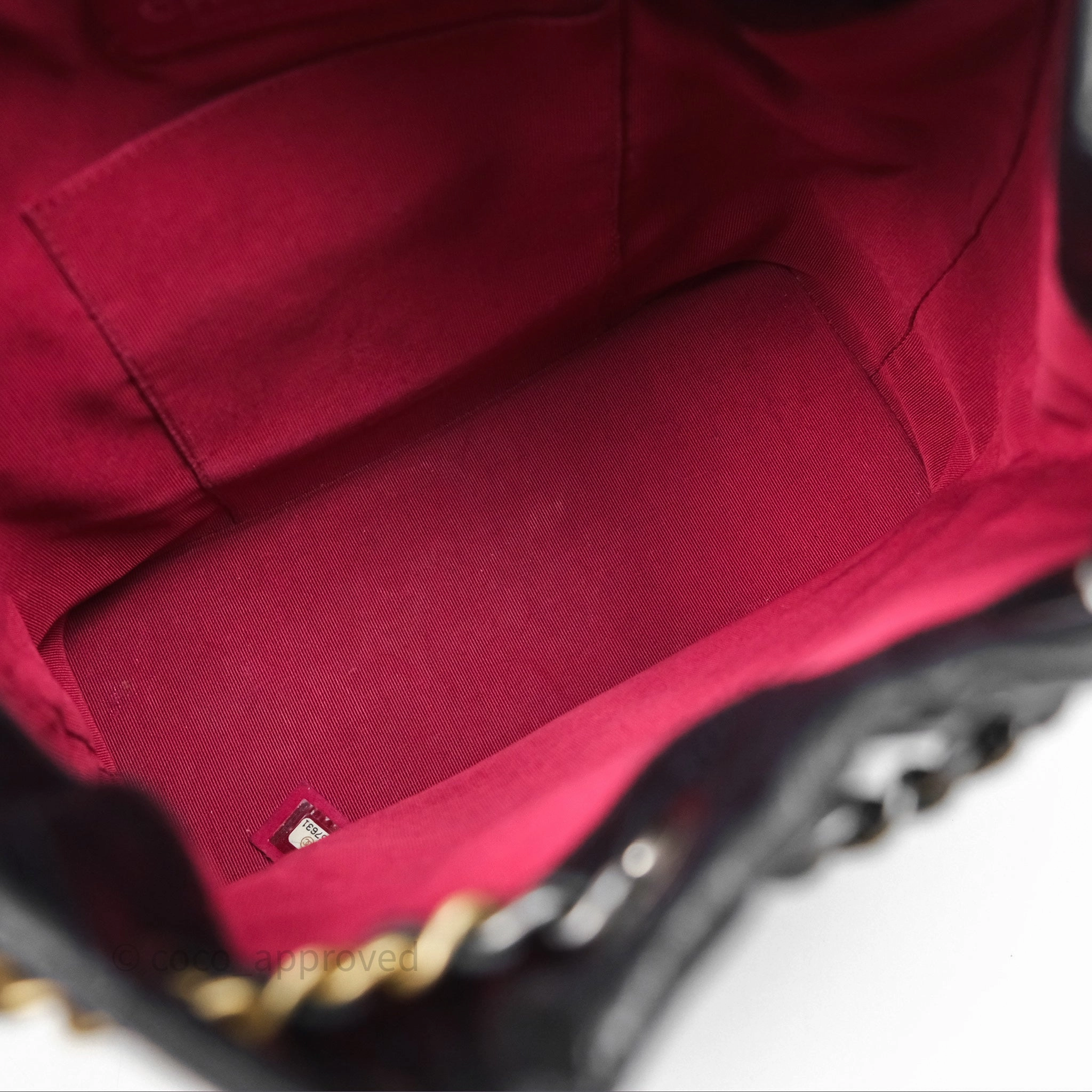 Chanel Small Gabrielle Backpack Black Aged Calfskin