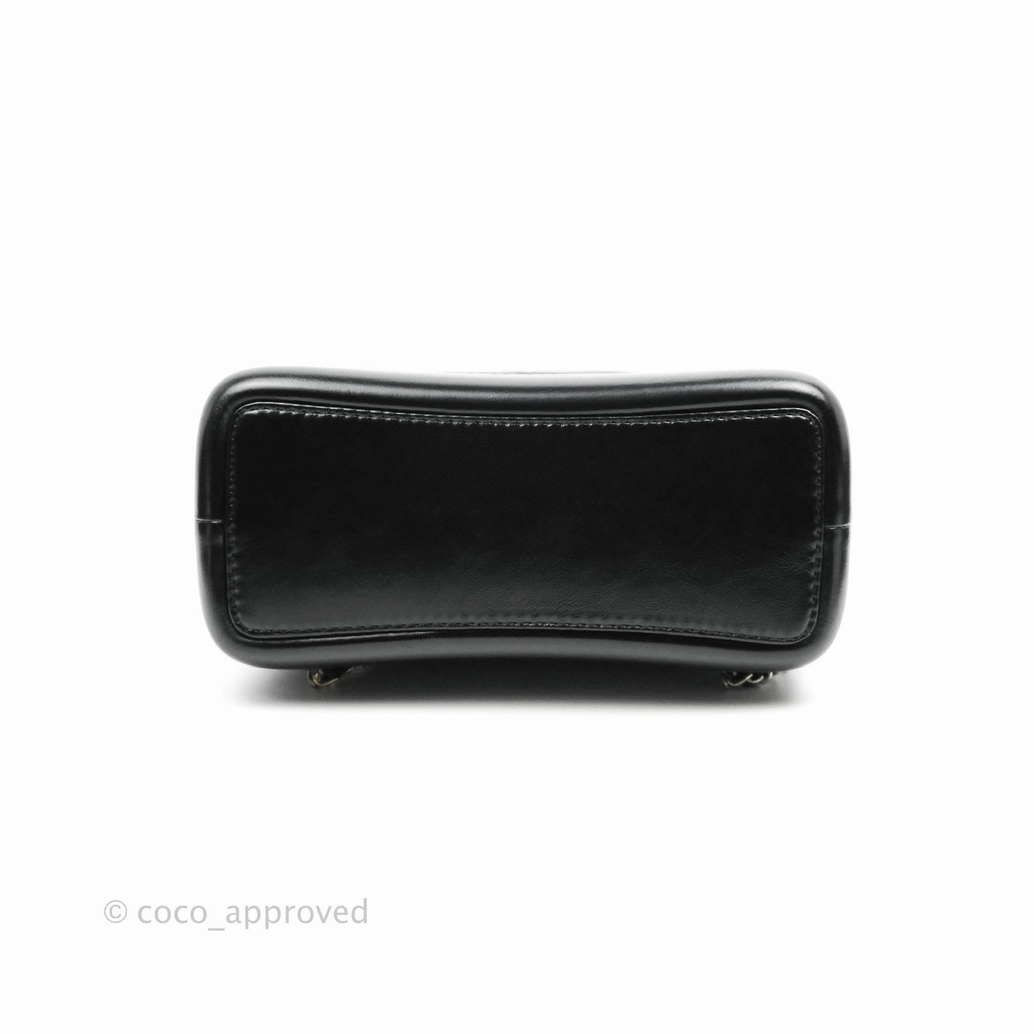 Chanel Small Gabrielle Backpack Black Aged Calfskin