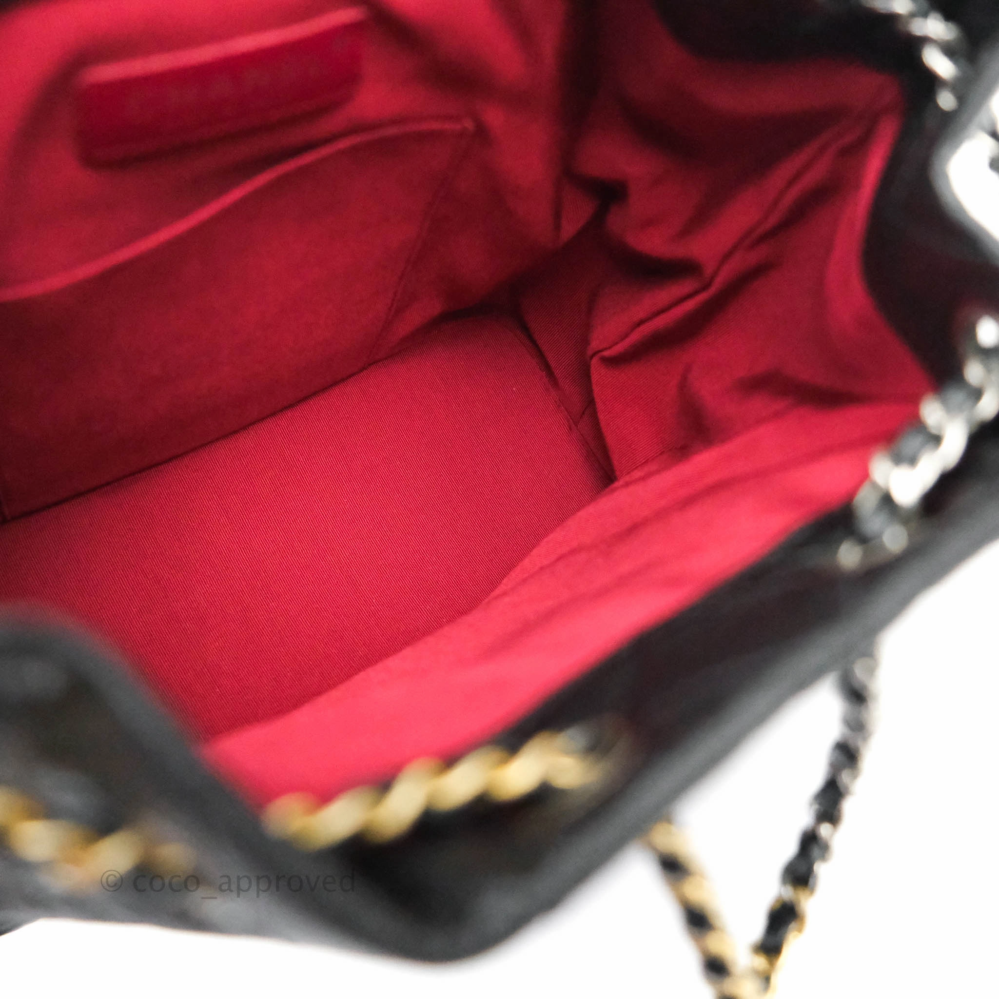 Chanel Small Gabrielle Backpack Black Aged Calfskin