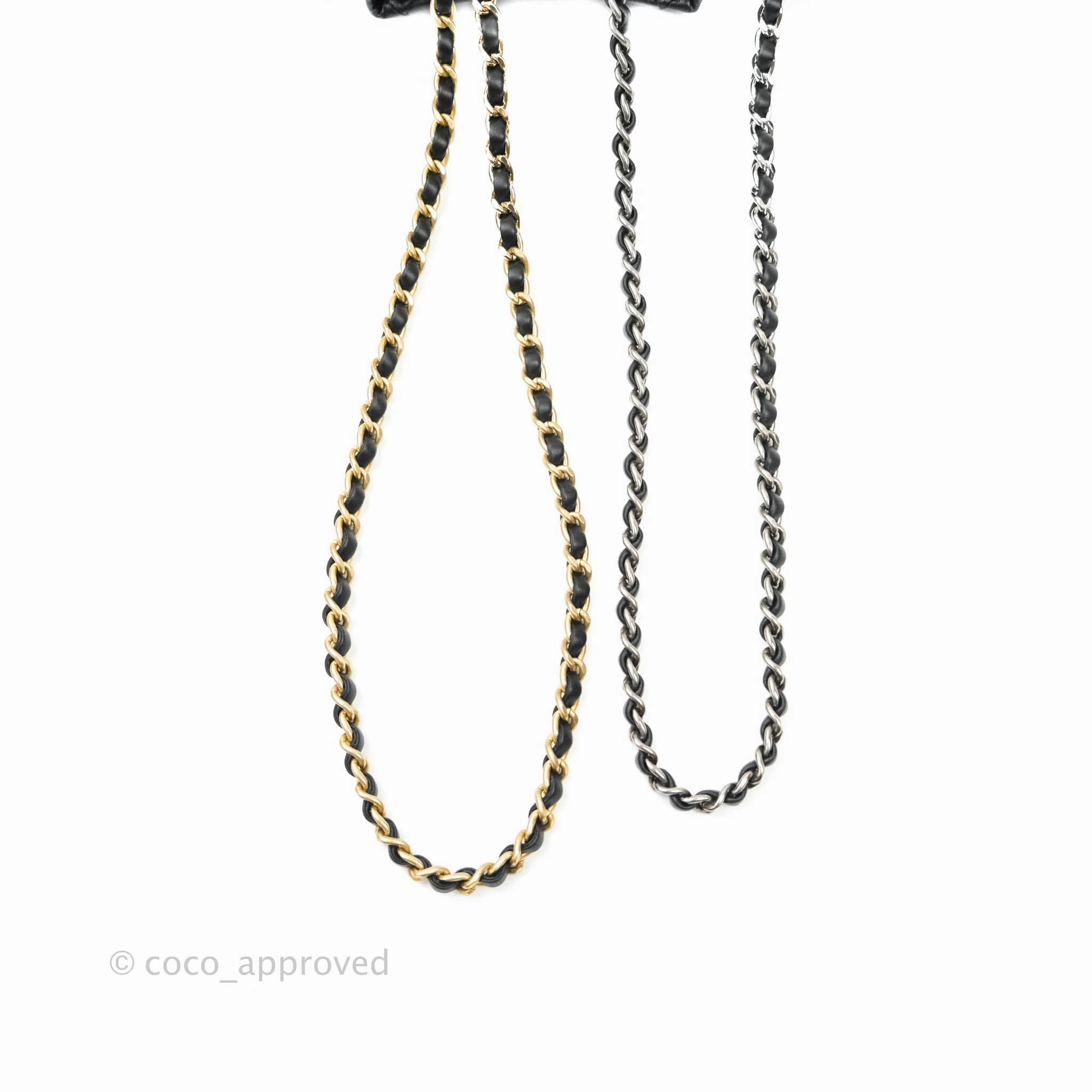 Chanel Small Gabrielle Backpack Black Aged Calfskin