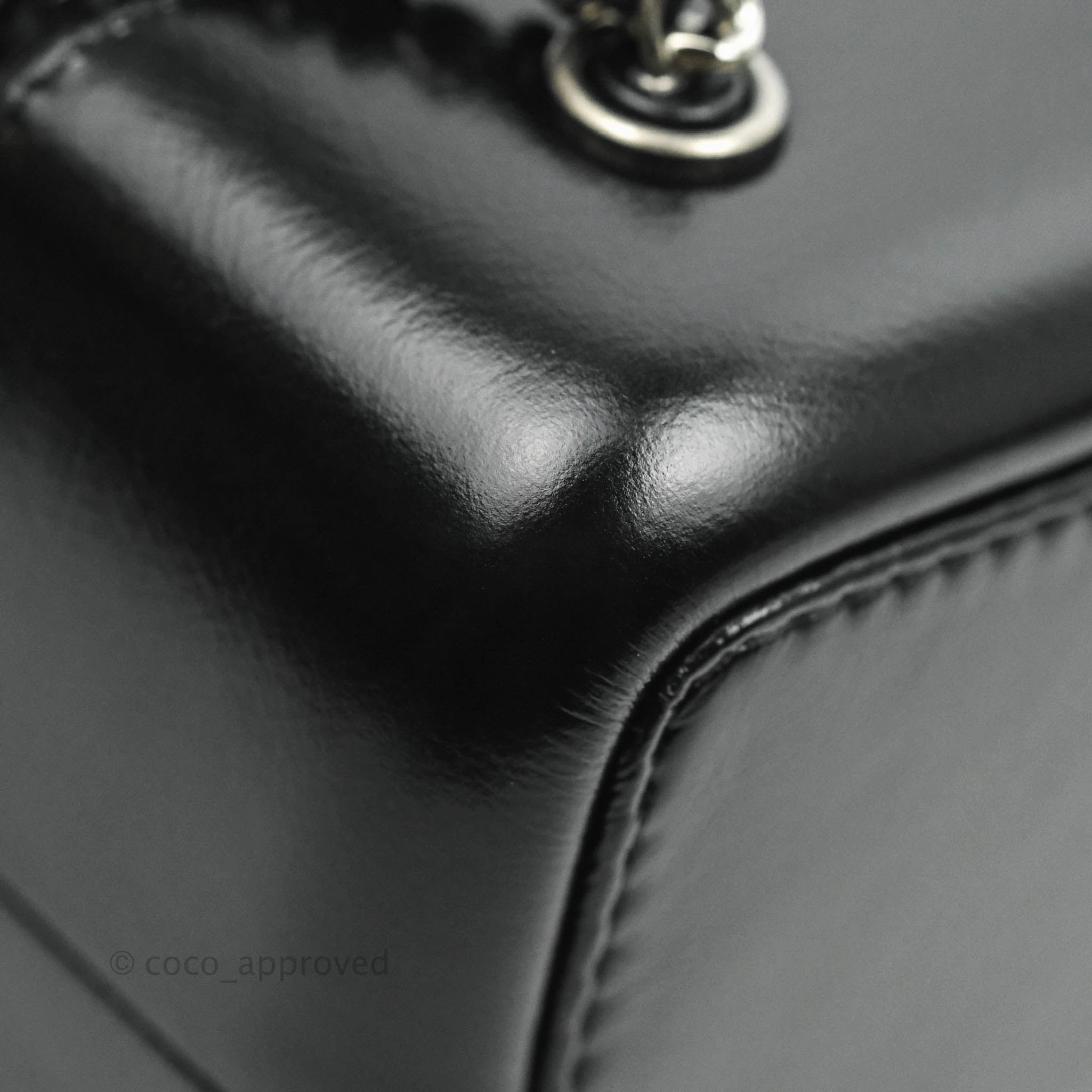 Chanel Small Gabrielle Backpack Black Aged Calfskin
