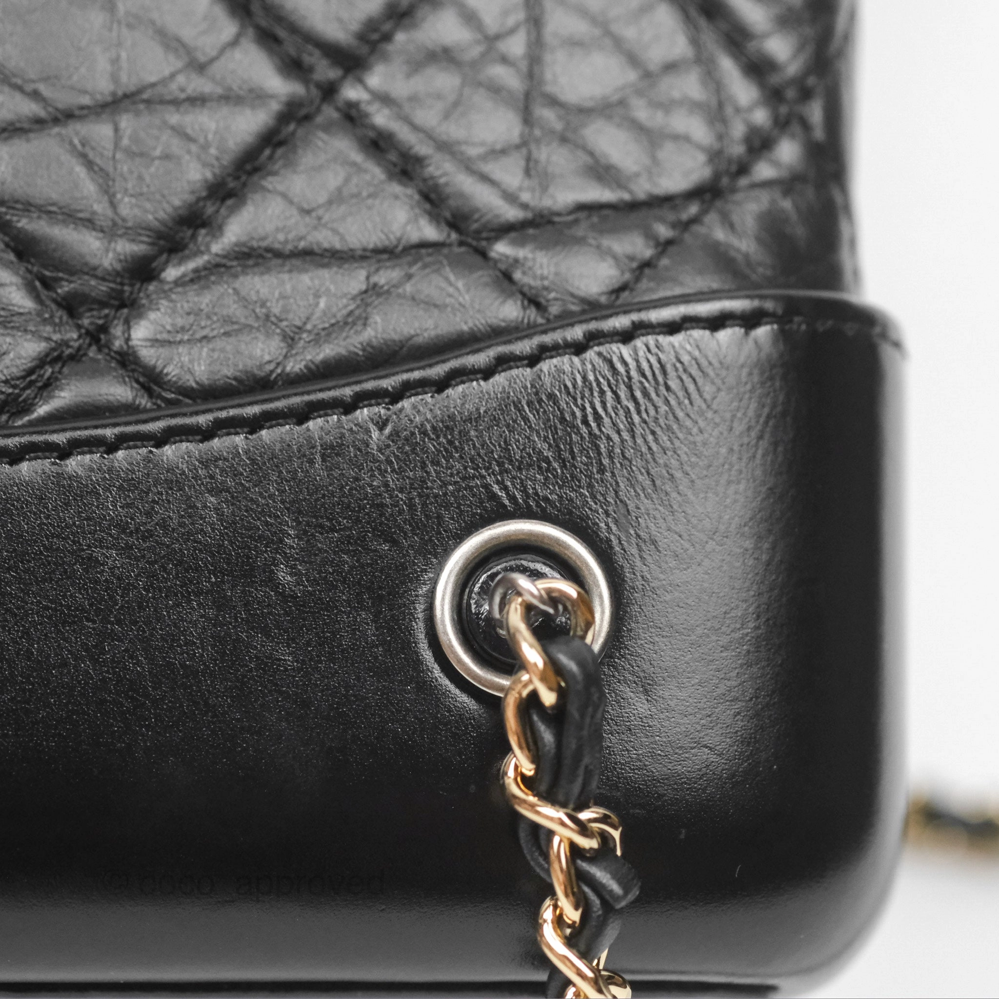 Chanel Small Gabrielle Backpack Black Aged Calfskin