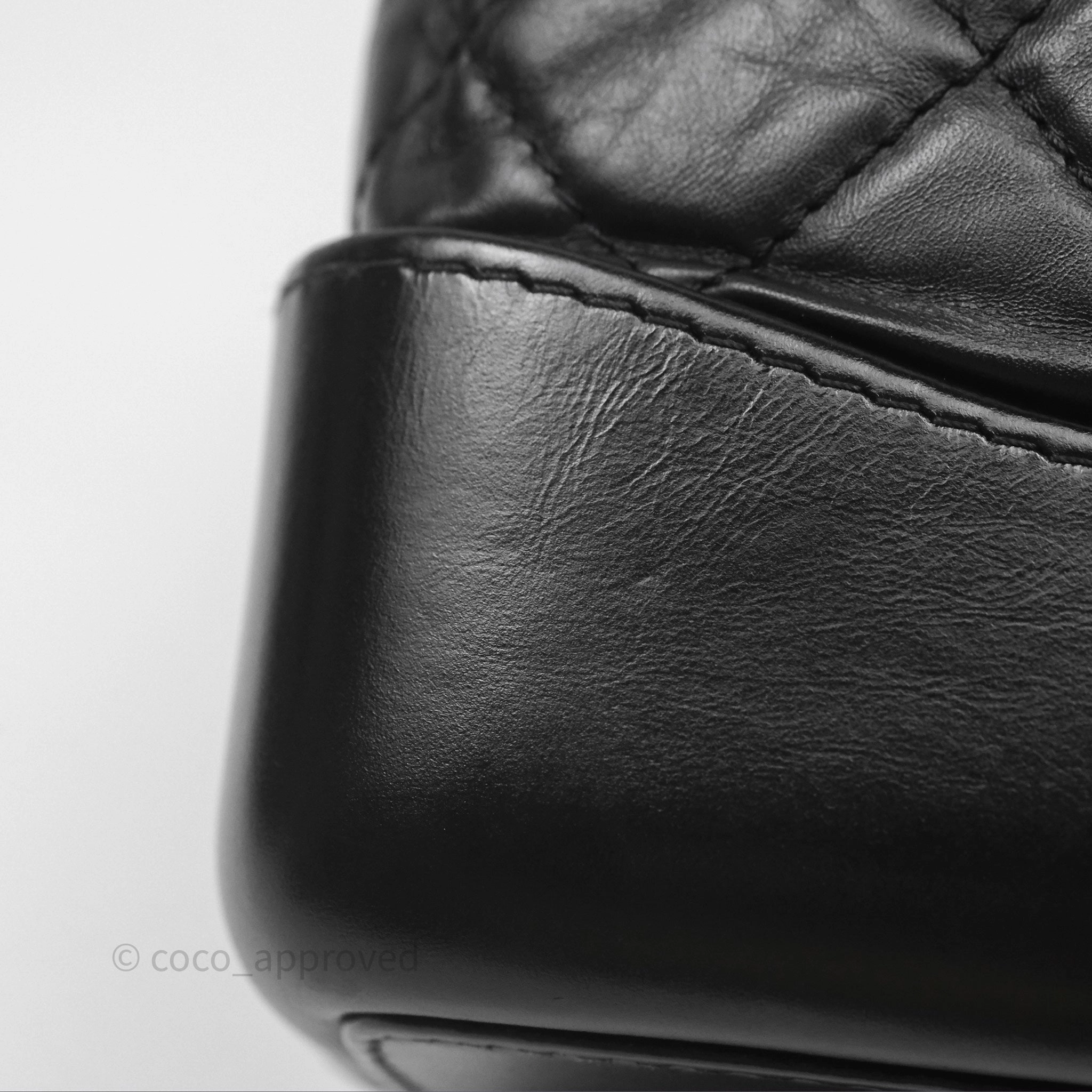 Chanel Small Gabrielle Backpack Black Aged Calfskin