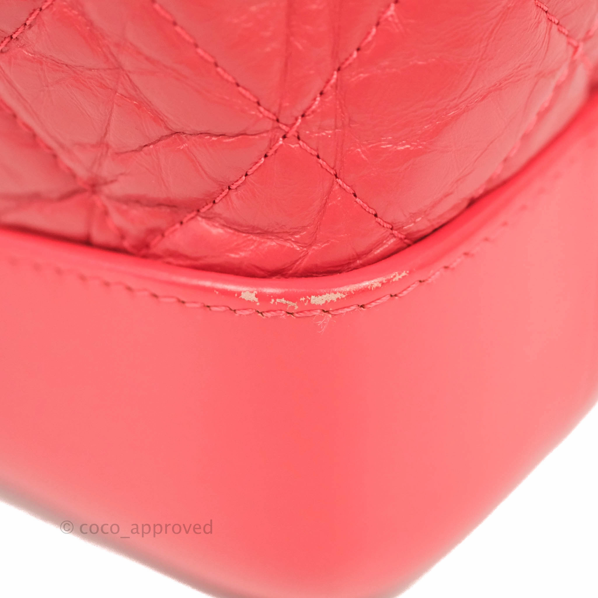 Chanel Small Gabrielle Backpack Dark Pink Aged Calfskin