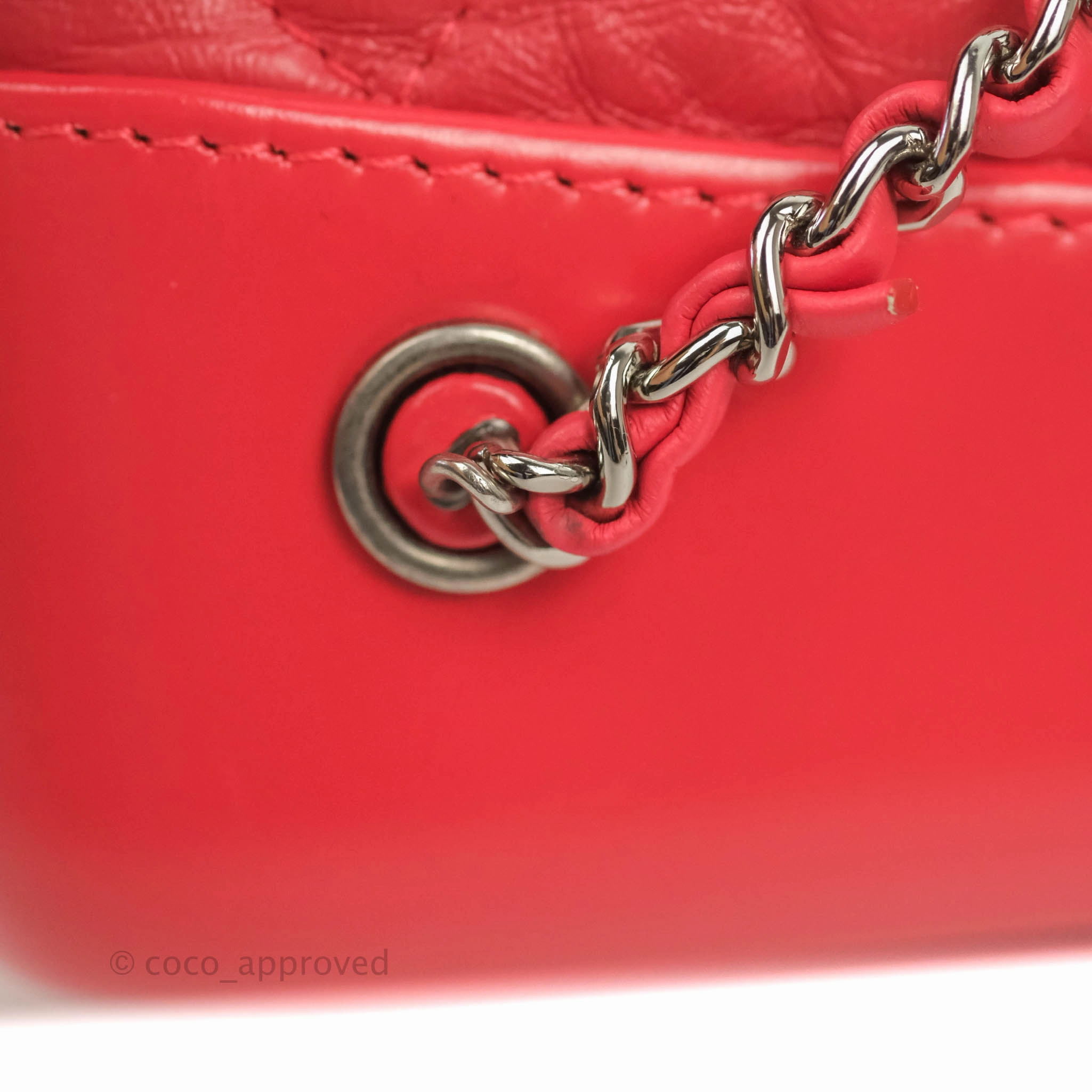 Chanel Small Gabrielle Backpack Dark Pink Aged Calfskin