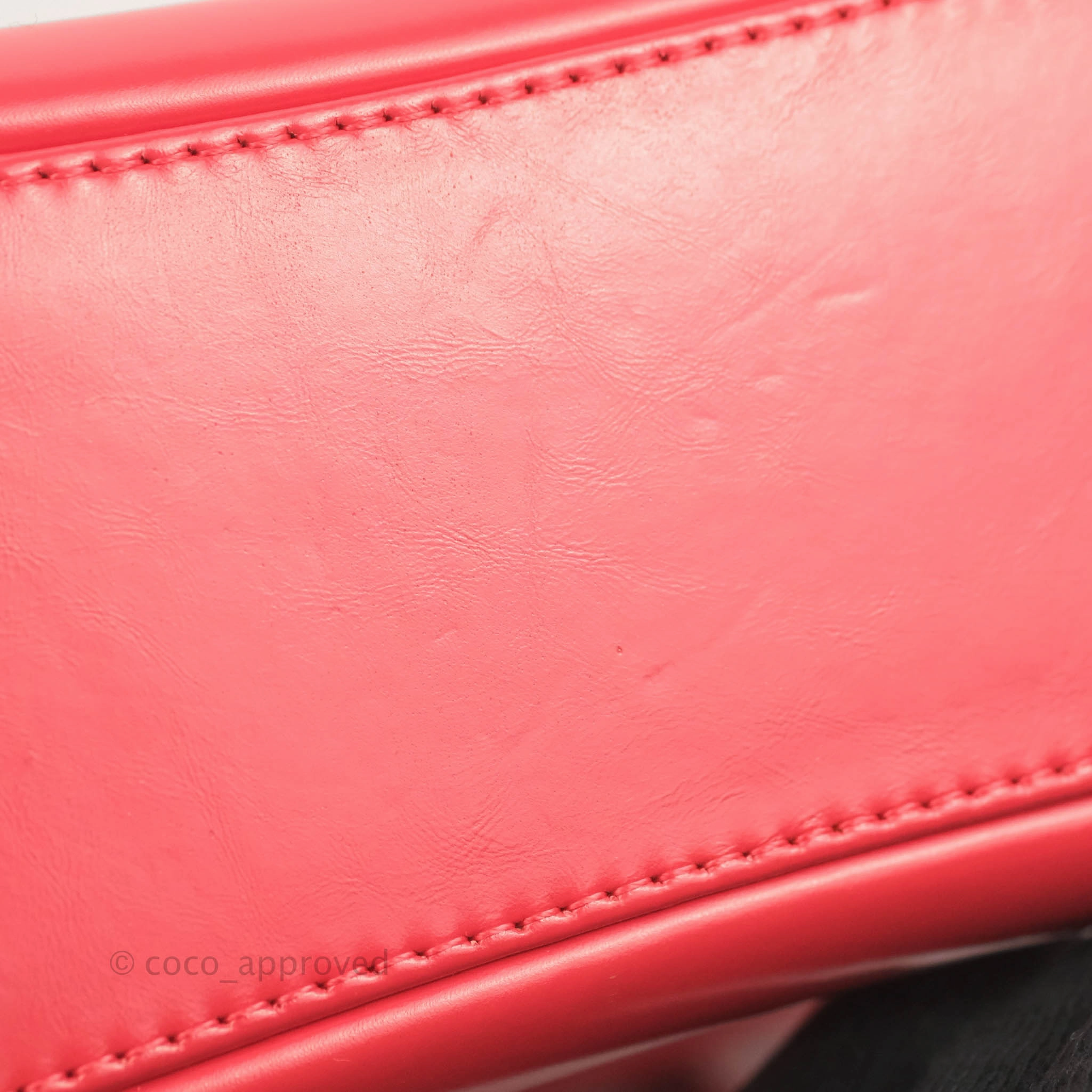 Chanel Small Gabrielle Backpack Dark Pink Aged Calfskin