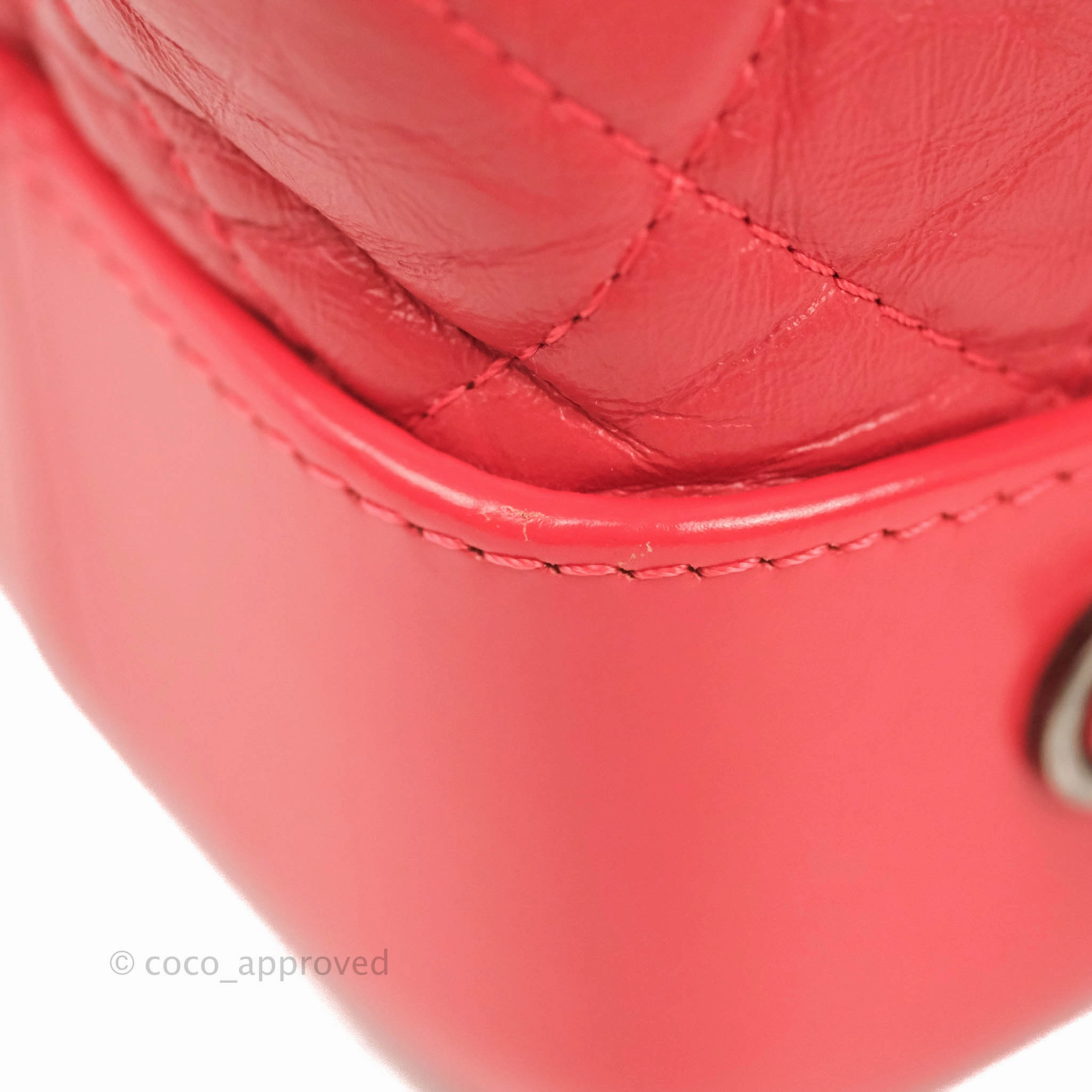 Chanel Small Gabrielle Backpack Dark Pink Aged Calfskin