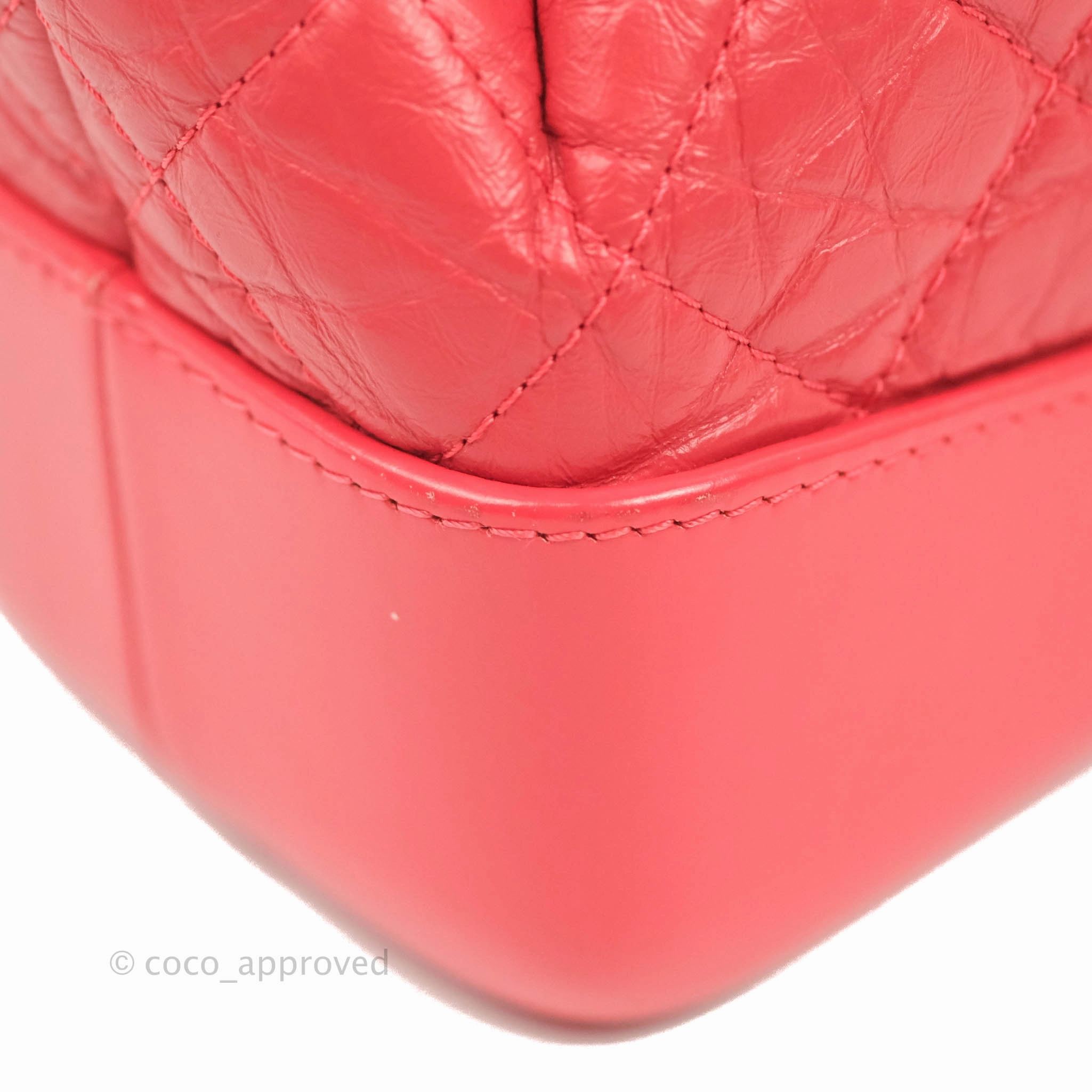 Chanel Small Gabrielle Backpack Dark Pink Aged Calfskin