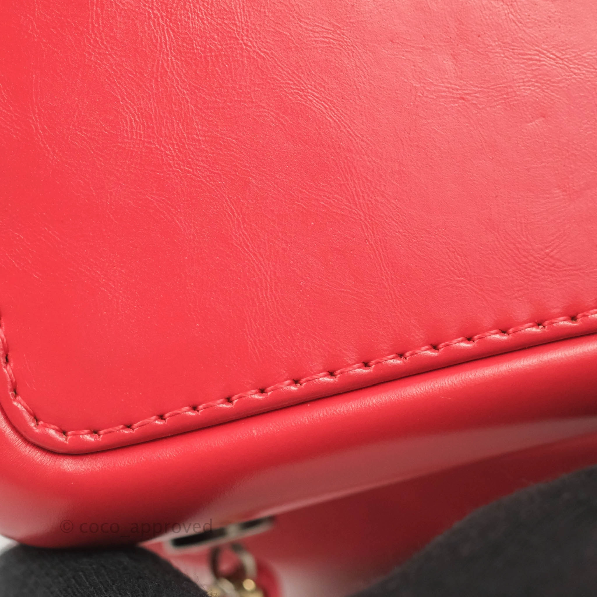Chanel Small Gabrielle Backpack Dark Pink Aged Calfskin