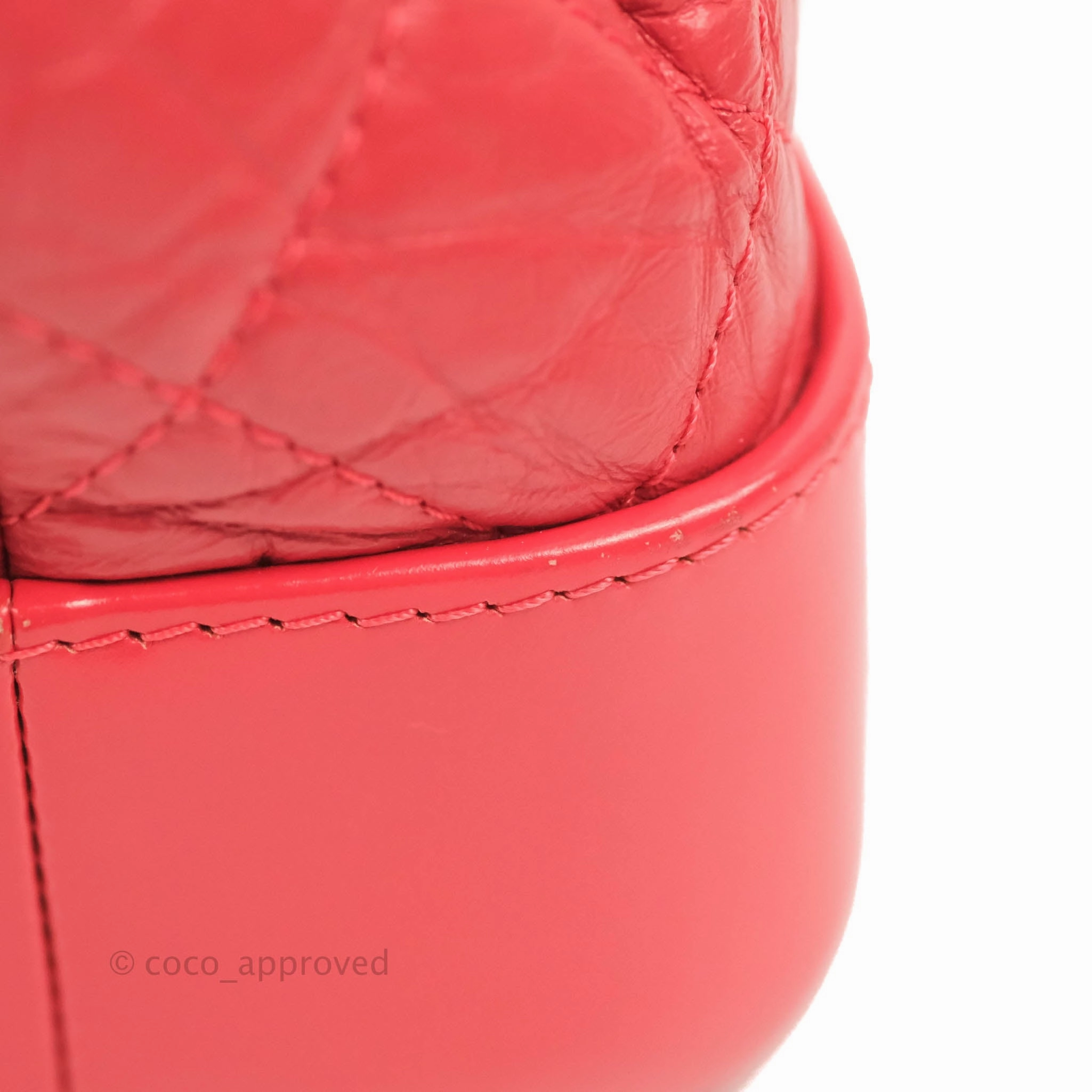 Chanel Small Gabrielle Backpack Dark Pink Aged Calfskin