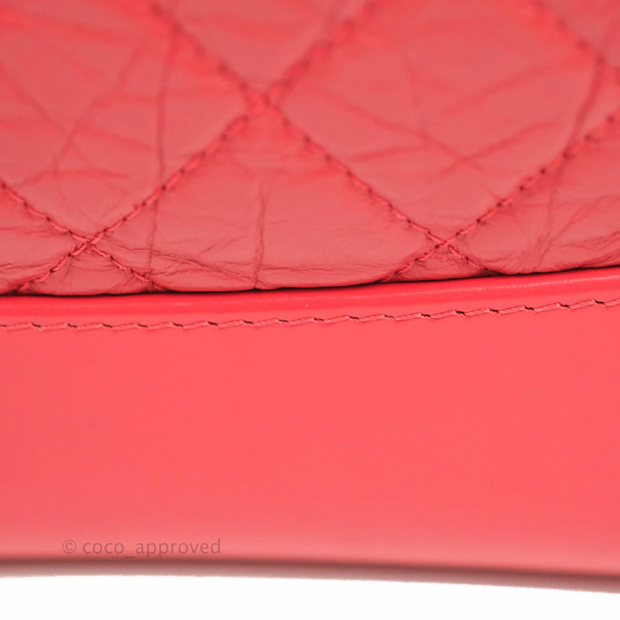 Chanel Small Gabrielle Backpack Dark Pink Aged Calfskin