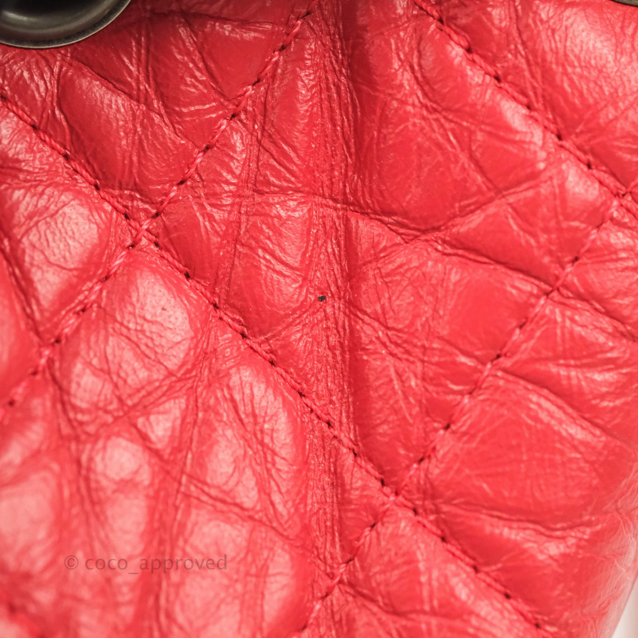 Chanel Small Gabrielle Backpack Dark Pink Aged Calfskin