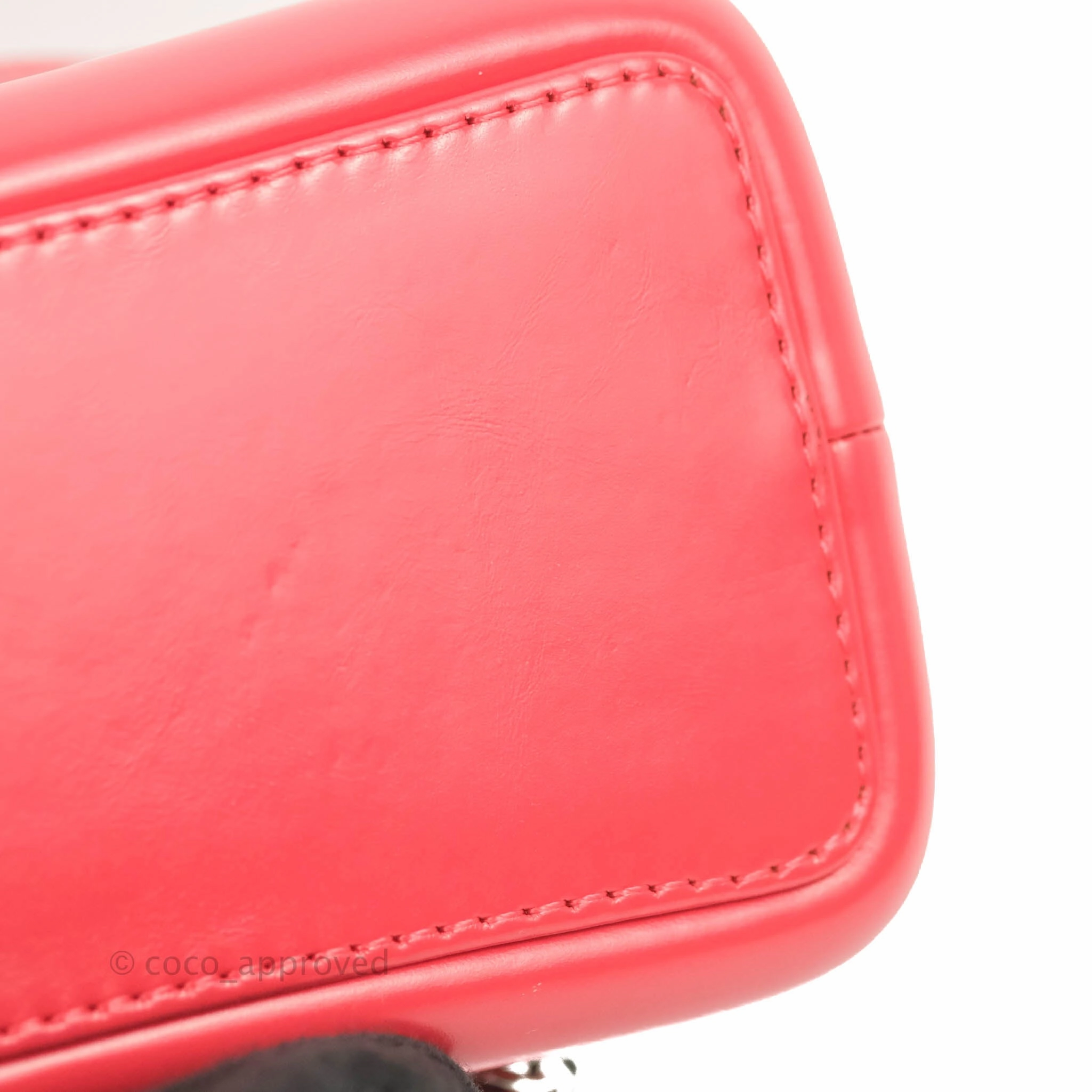 Chanel Small Gabrielle Backpack Dark Pink Aged Calfskin