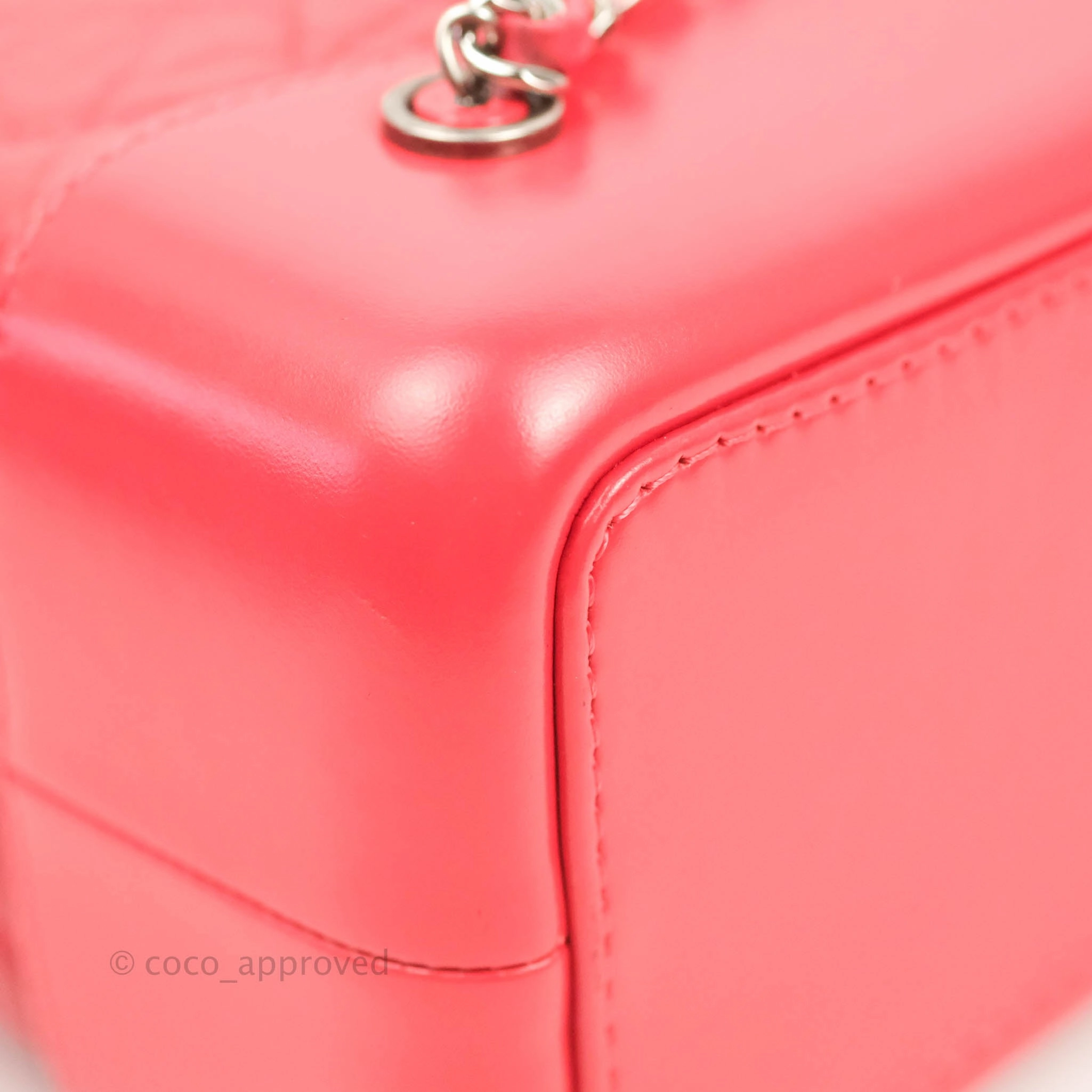 Chanel Small Gabrielle Backpack Dark Pink Aged Calfskin