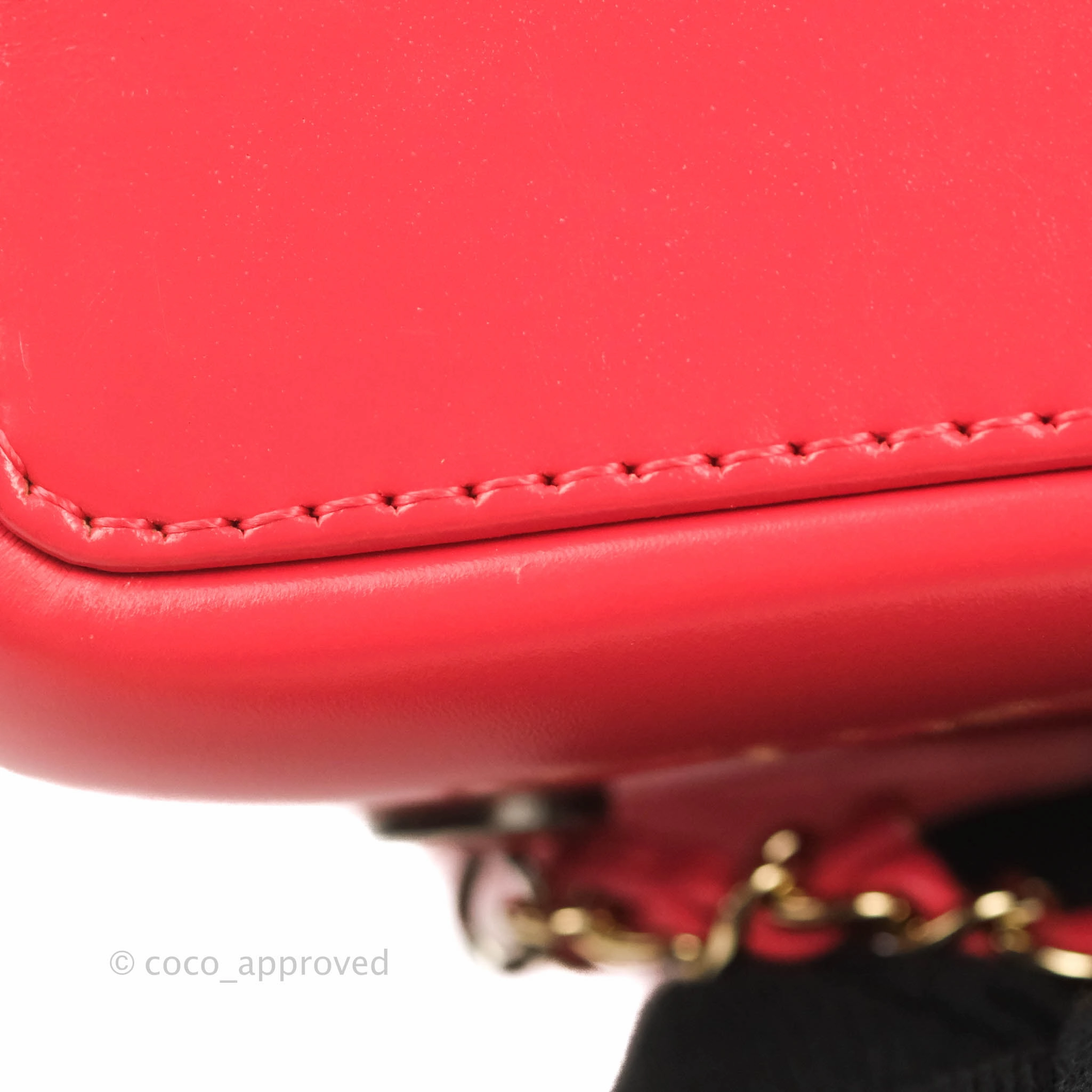 Chanel Small Gabrielle Backpack Dark Pink Aged Calfskin