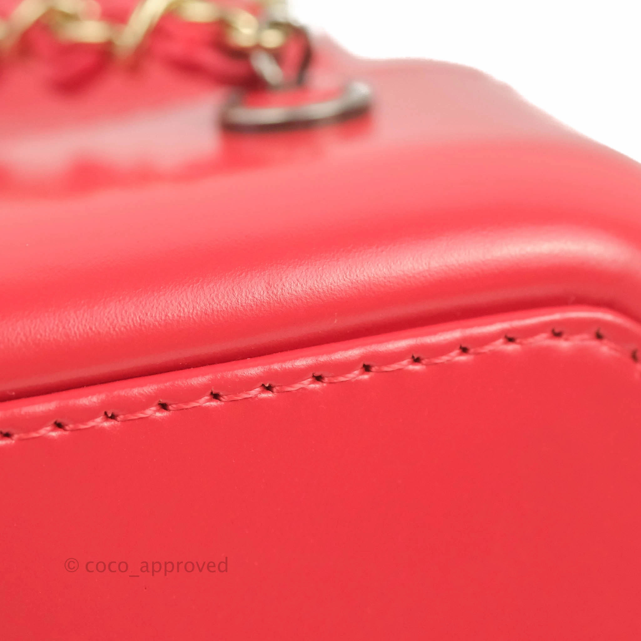 Chanel Small Gabrielle Backpack Dark Pink Aged Calfskin