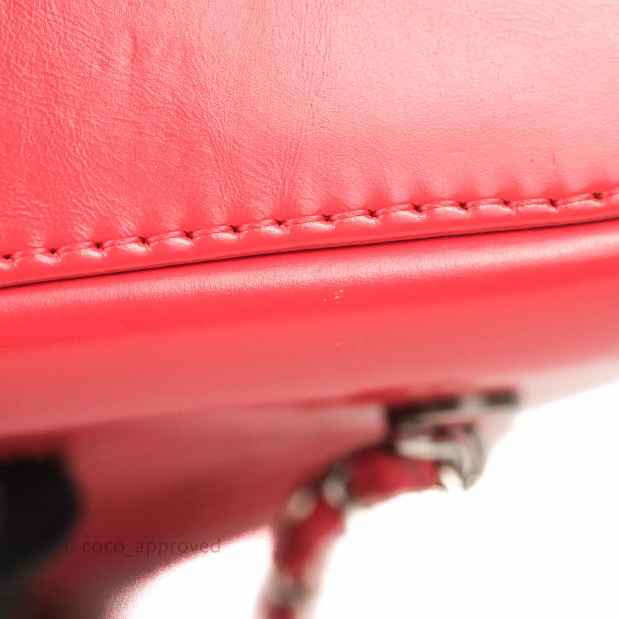 Chanel Small Gabrielle Backpack Dark Pink Aged Calfskin