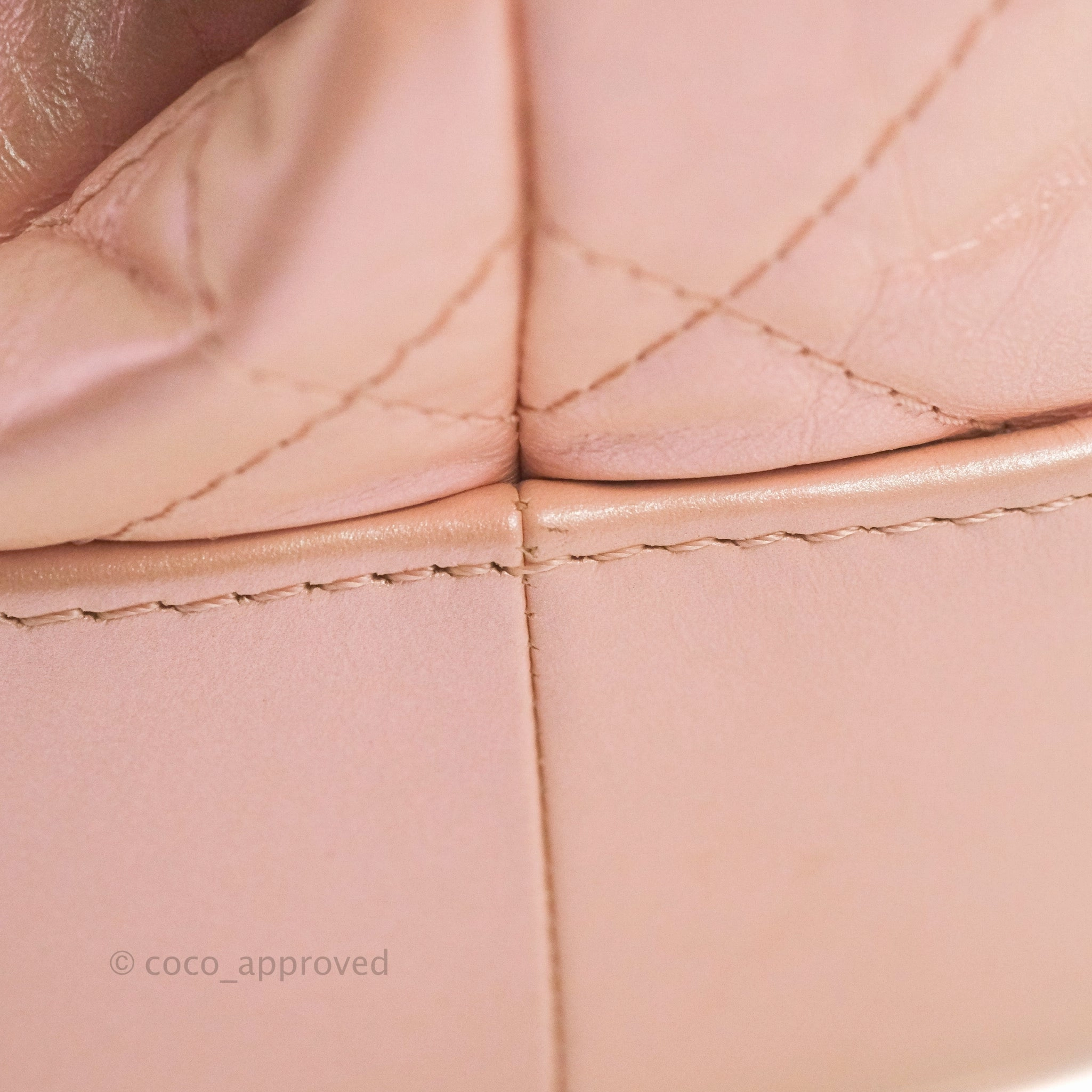Chanel Small Gabrielle Backpack Iridescent Pink Aged Calfskin