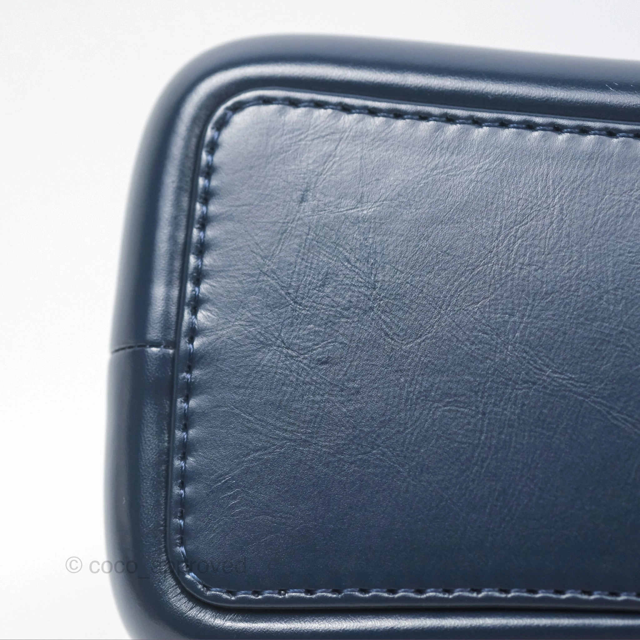 Chanel Small Gabrielle Backpack Navy Aged Calfskin