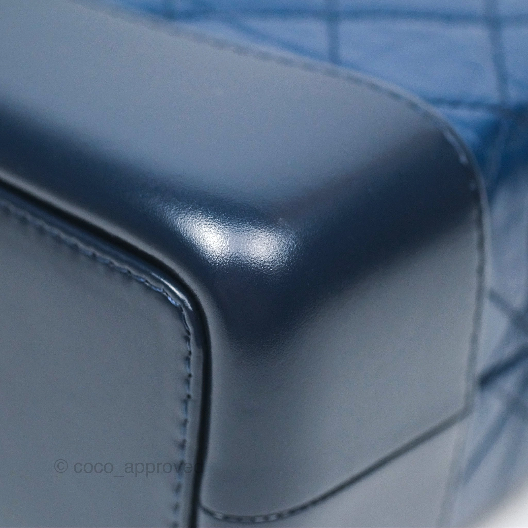 Chanel Small Gabrielle Backpack Navy Aged Calfskin