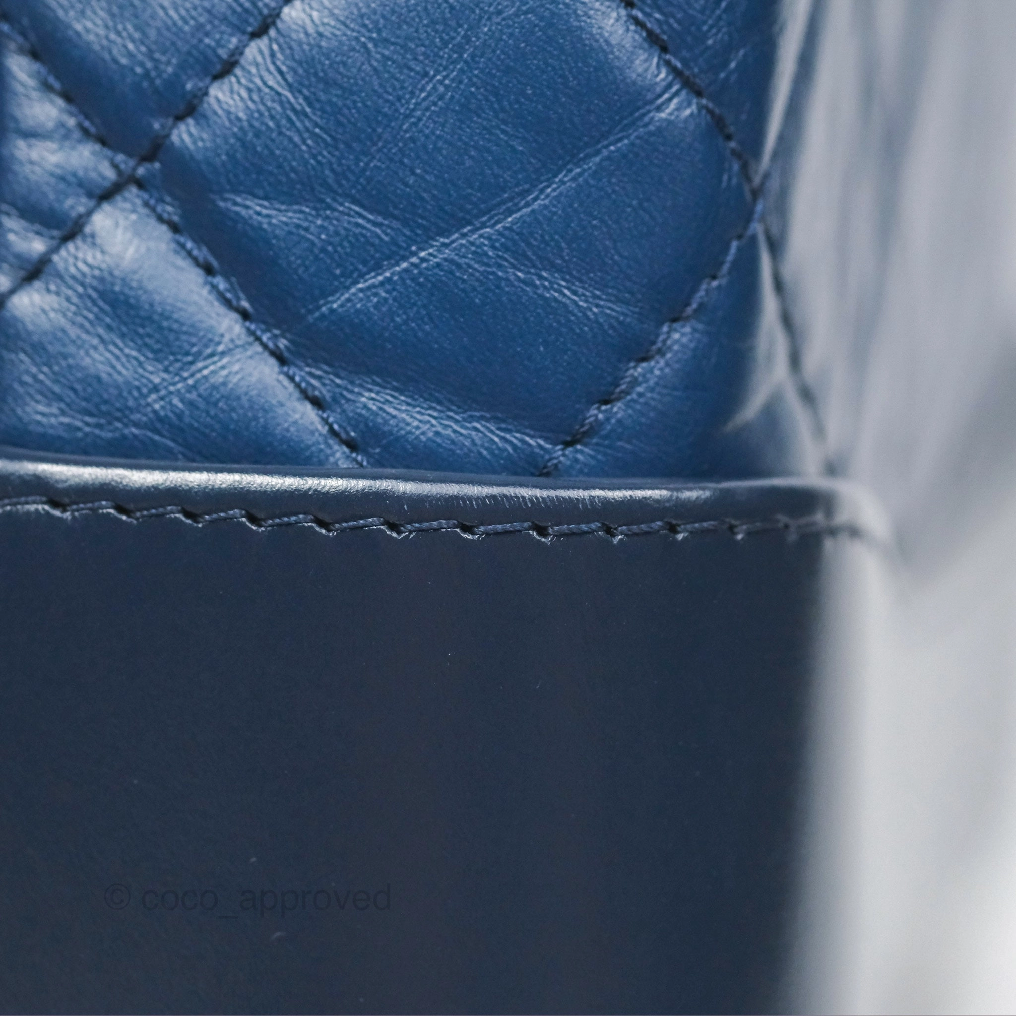 Chanel Small Gabrielle Backpack Navy Aged Calfskin