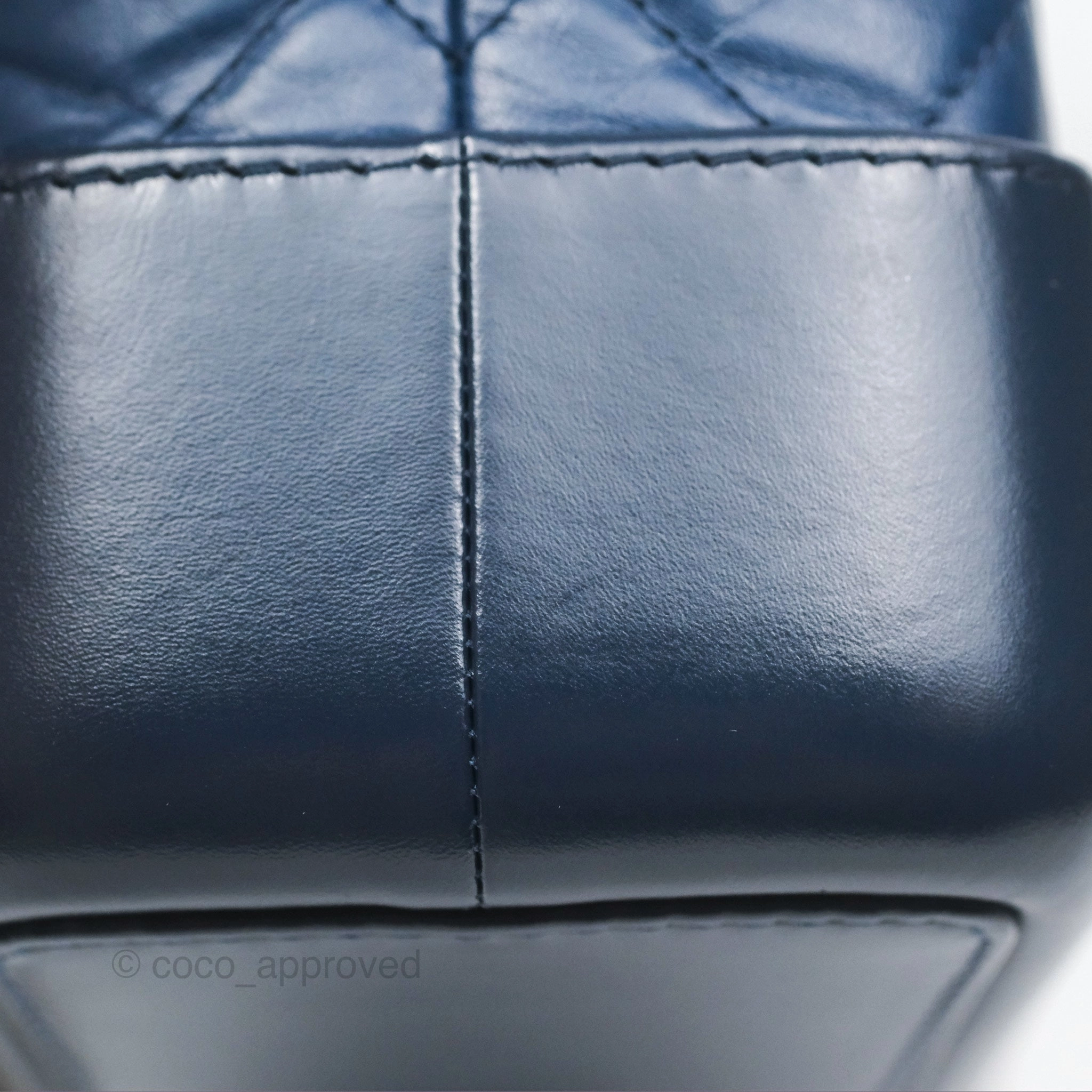 Chanel Small Gabrielle Backpack Navy Aged Calfskin