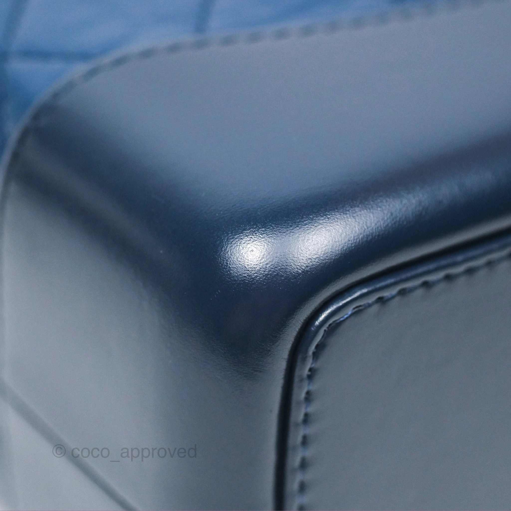 Chanel Small Gabrielle Backpack Navy Aged Calfskin