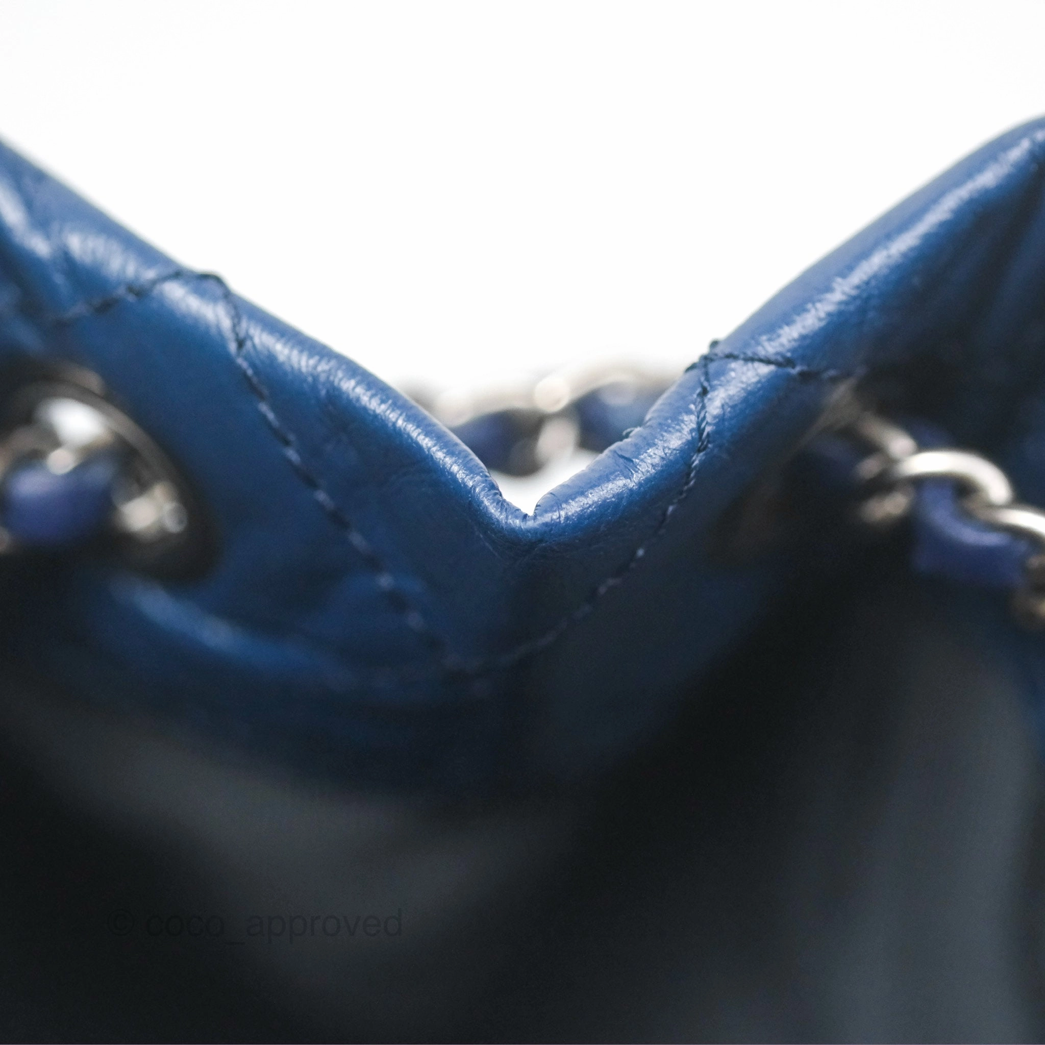 Chanel Small Gabrielle Backpack Navy Aged Calfskin
