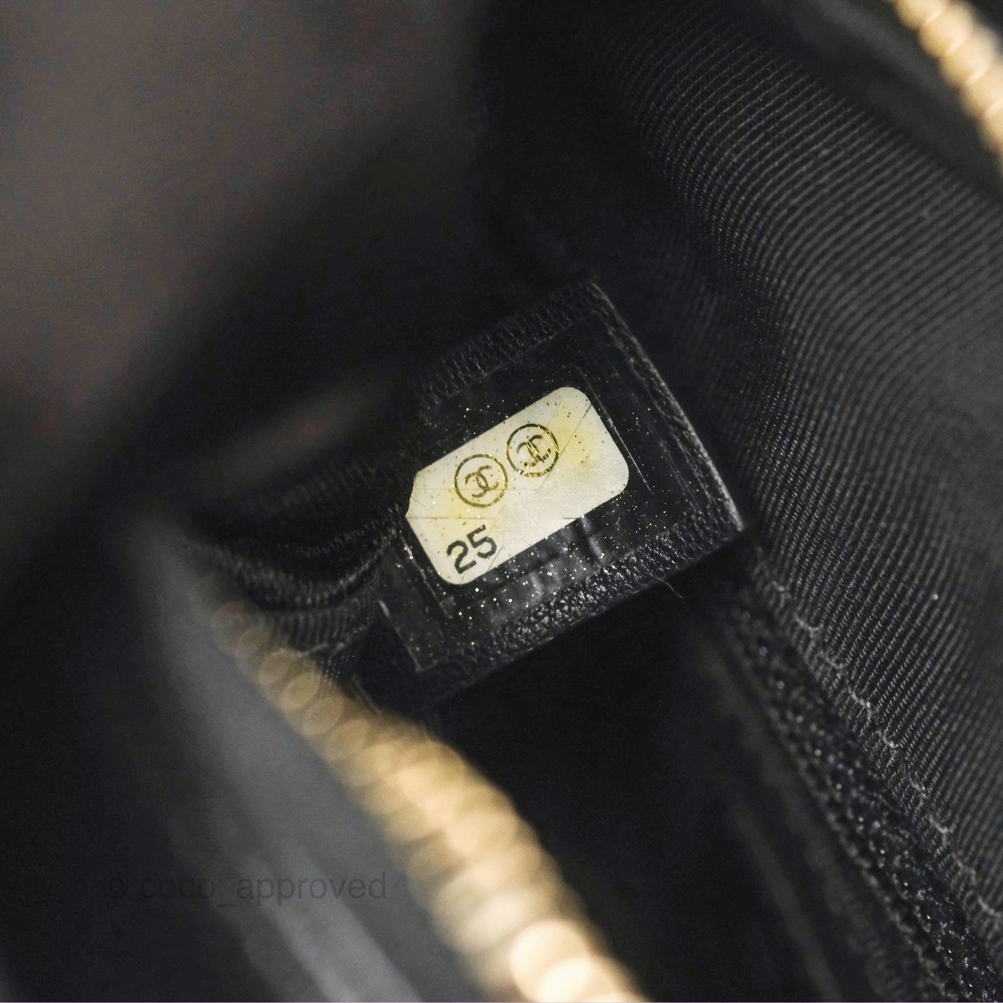 Chanel Small Gabrielle Hobo Black Navy Tweed
