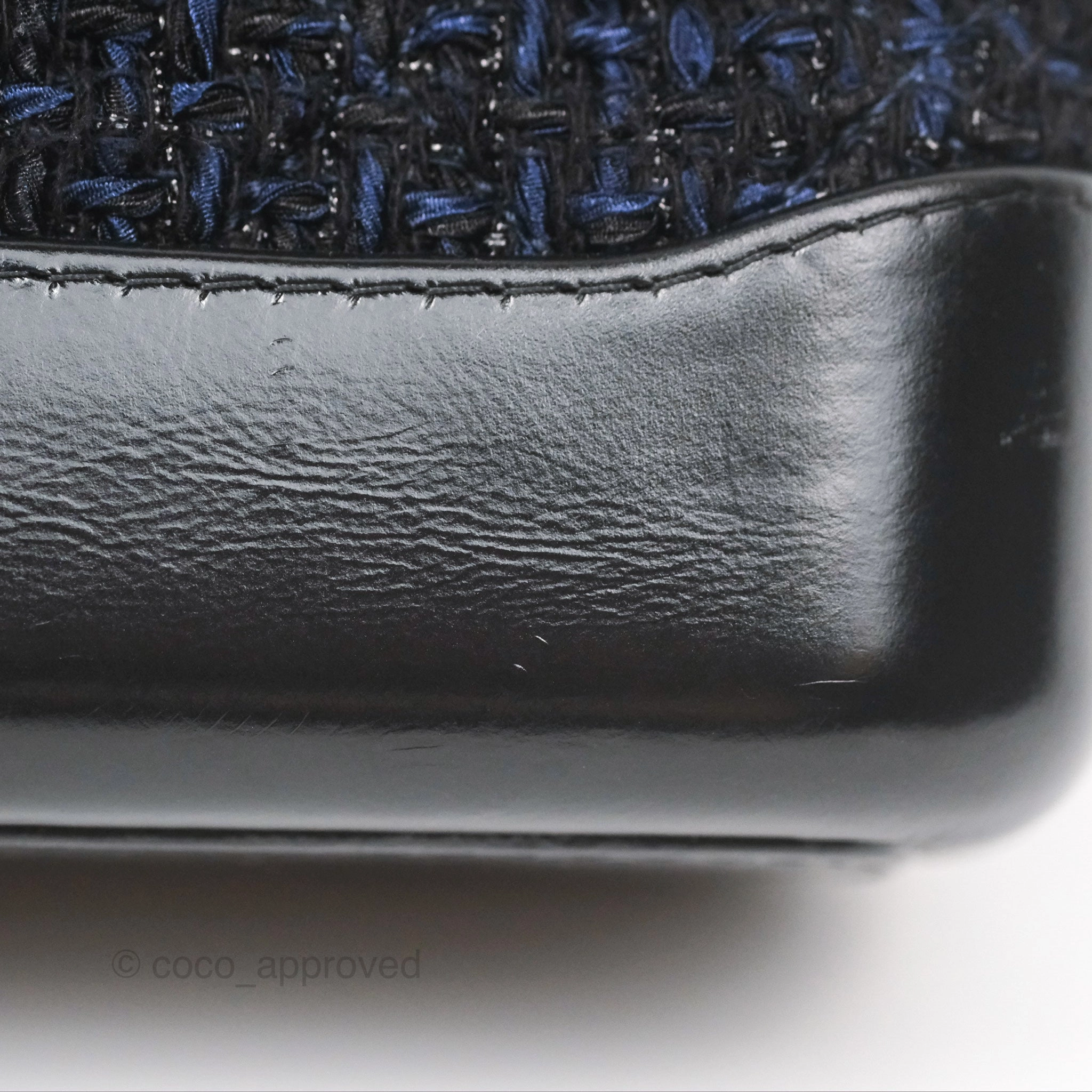 Chanel Small Gabrielle Hobo Black Navy Tweed