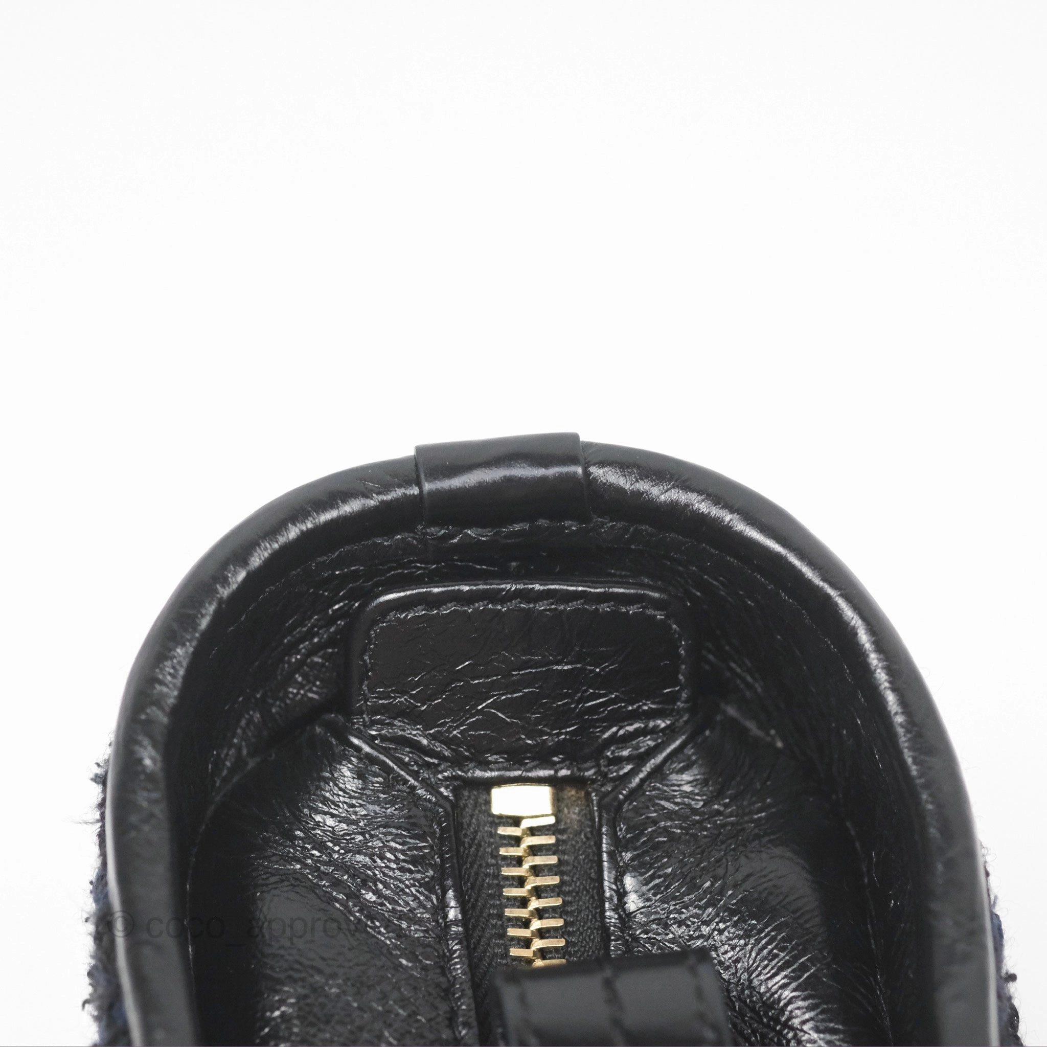 Chanel Small Gabrielle Hobo Black Navy Tweed