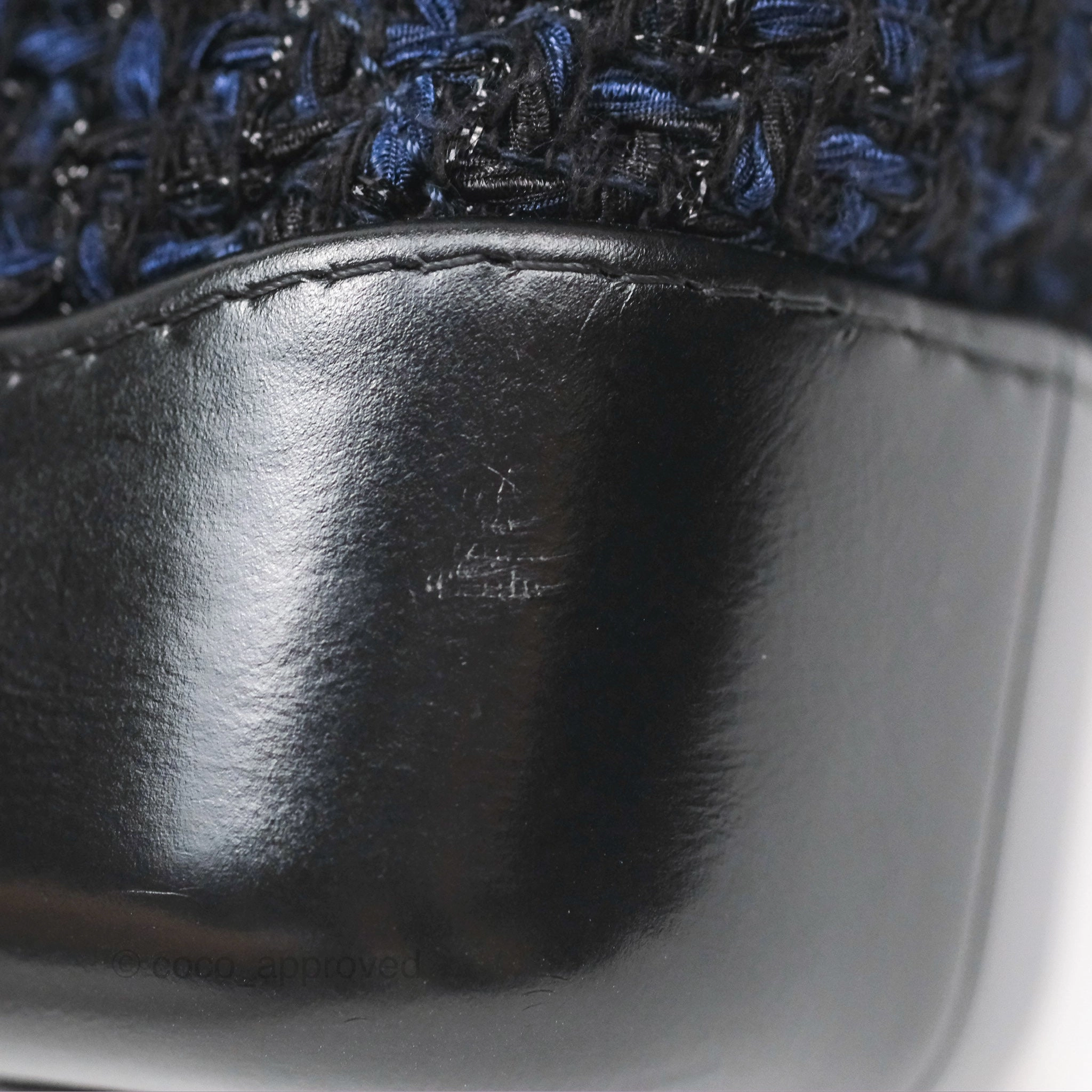 Chanel Small Gabrielle Hobo Black Navy Tweed