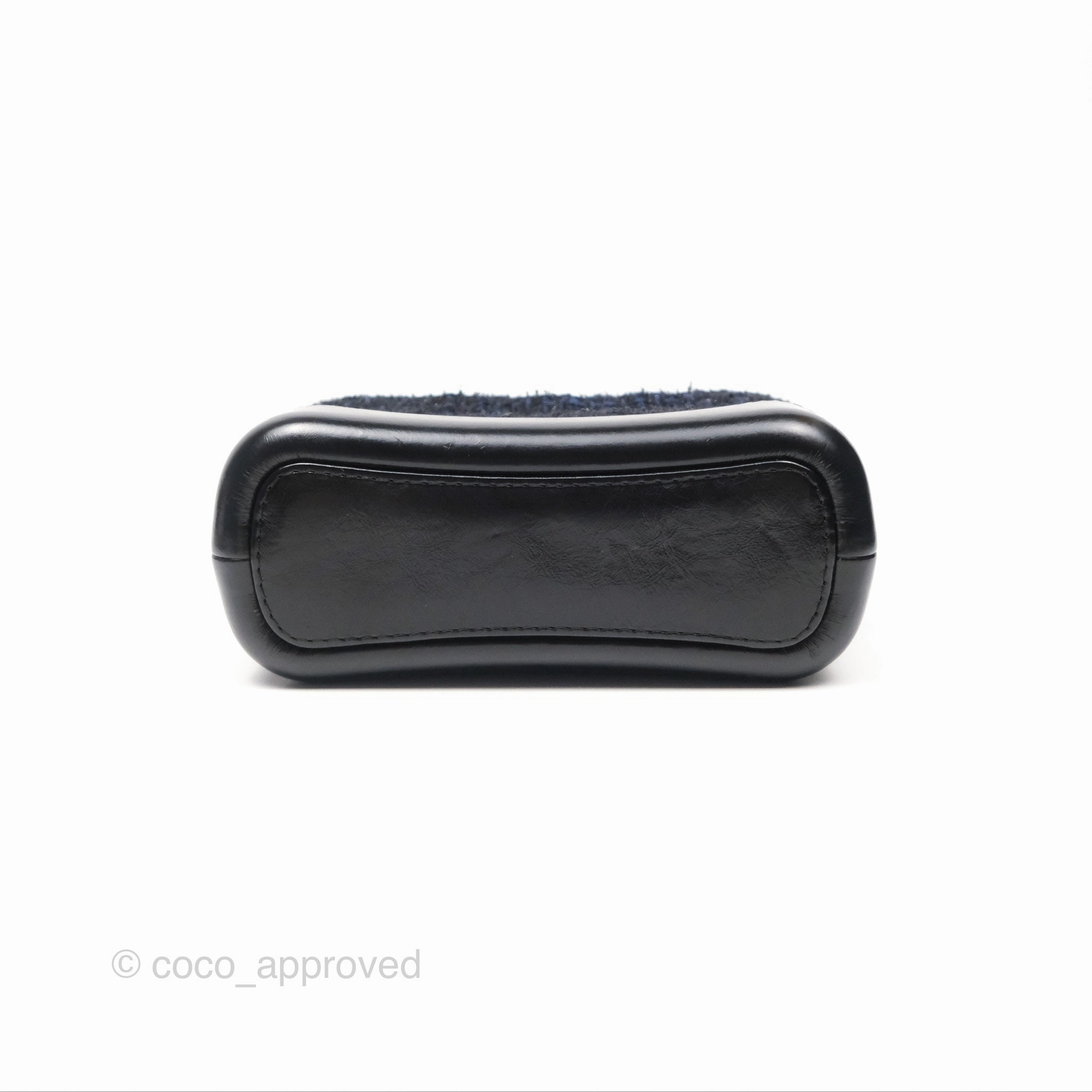 Chanel Small Gabrielle Hobo Black Navy Tweed