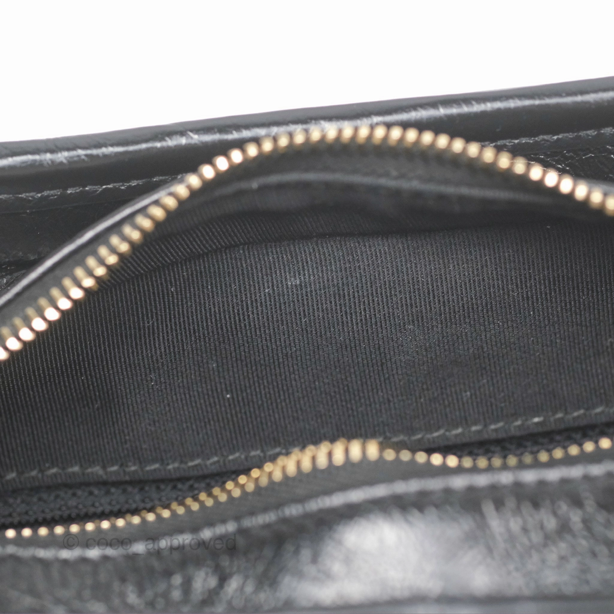 Chanel Small Gabrielle Hobo Black Navy Tweed