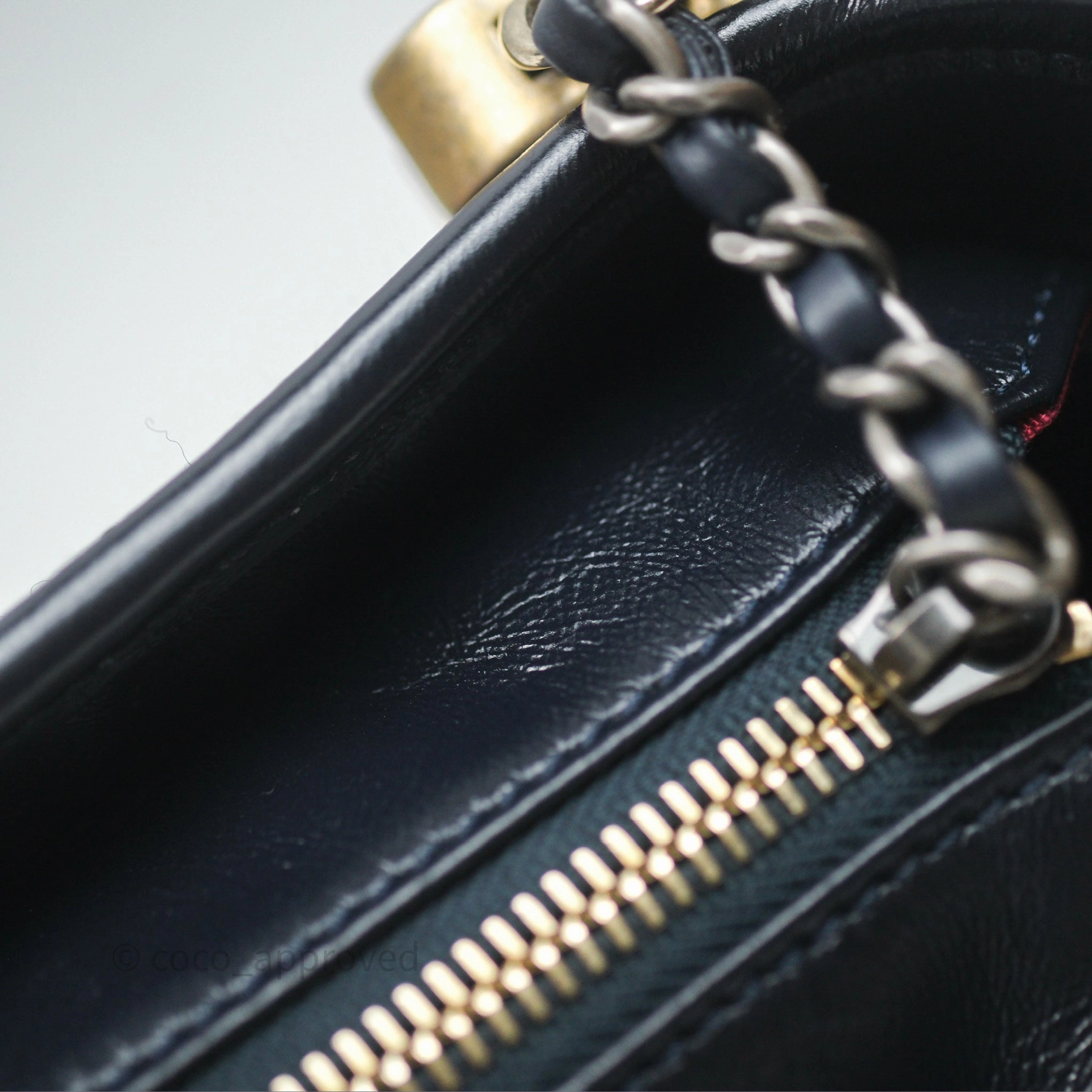 Chanel Small Gabrielle Hobo Navy Tweed