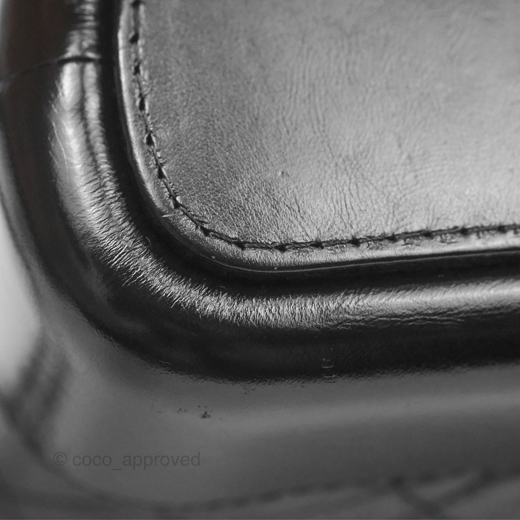 Chanel Small Gabrielle Hobo Quilted Black Aged Calfskin